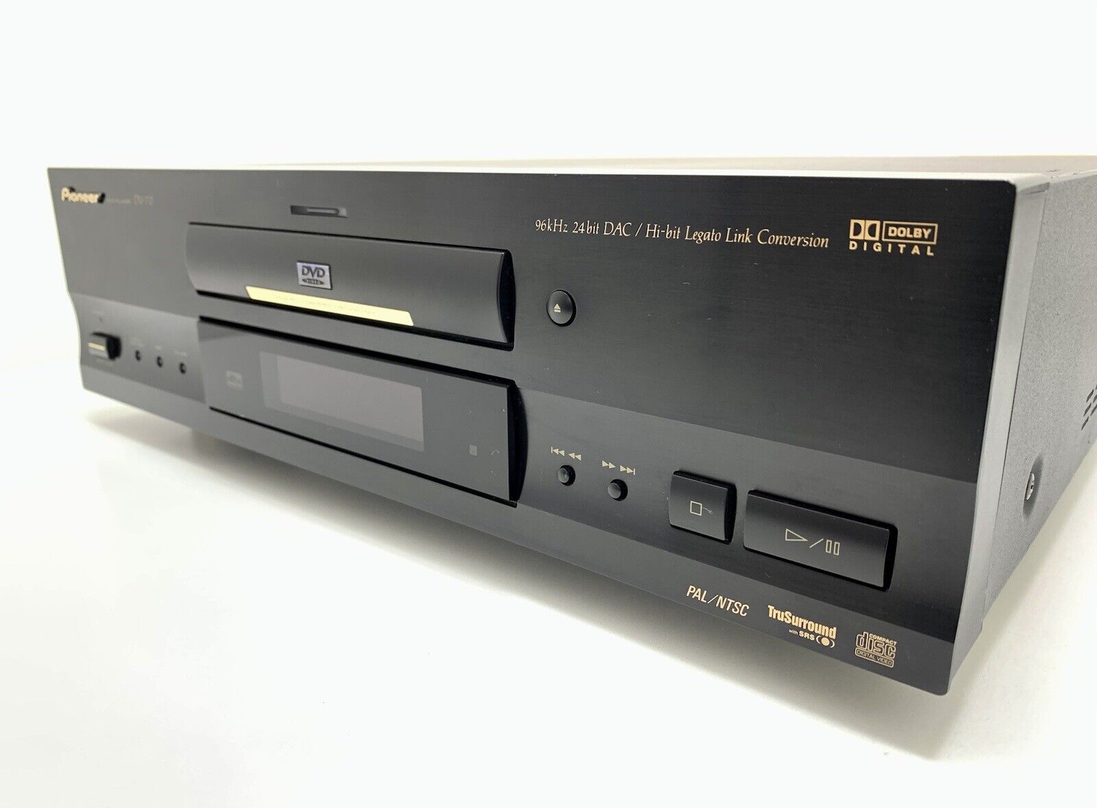 PIONEER DV 717 DVD CD Compact Disc with Remote Original PAL NTSC WORK Good Look