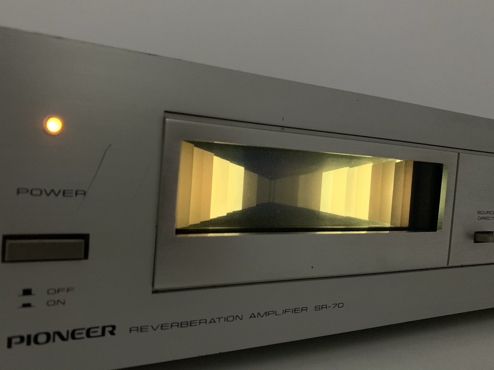 PIONEER Stereo REVERBERATION AMPLIFIER SR-70 Vintage 1980 Work PERFECT Good Look