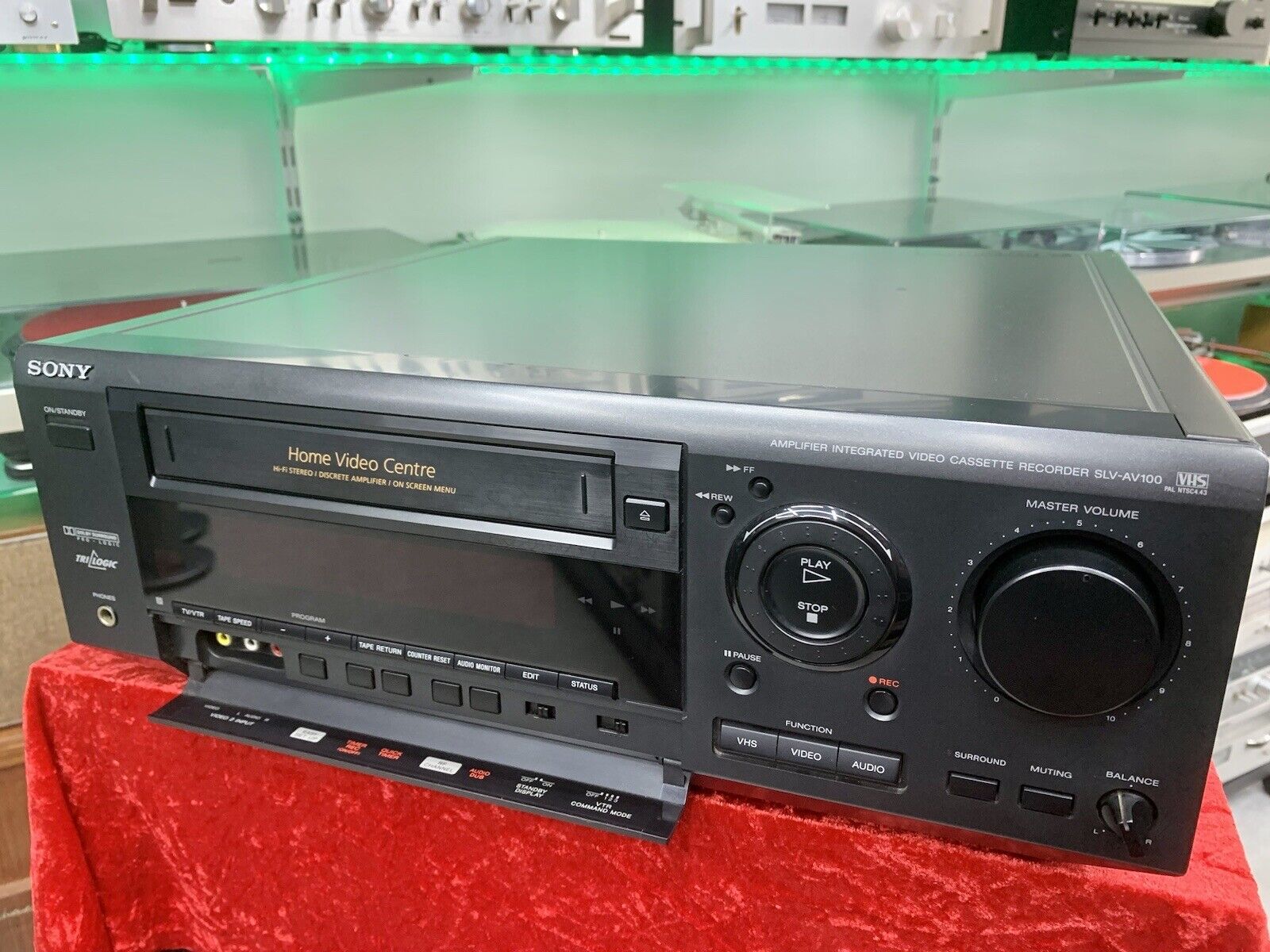 SONY SLV-AV100 Home Audio Video 5.1 Receiver HiFi VHS DOLBY PROLOGIC With Remote