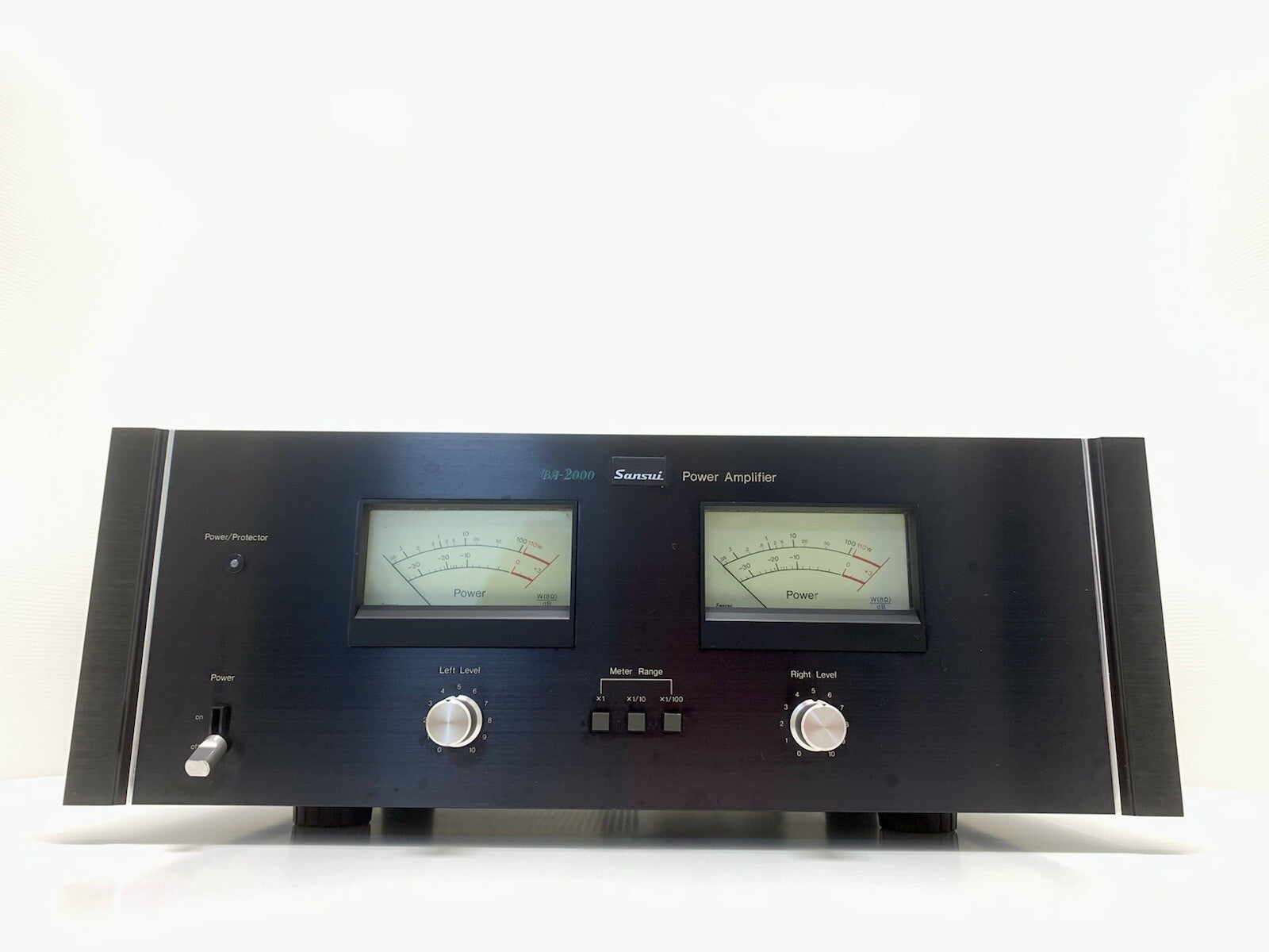 Sansui BA-2000 Stereo Power Amplifier 220 Wrms Vintage 1977 Hi Fi Work Good Look