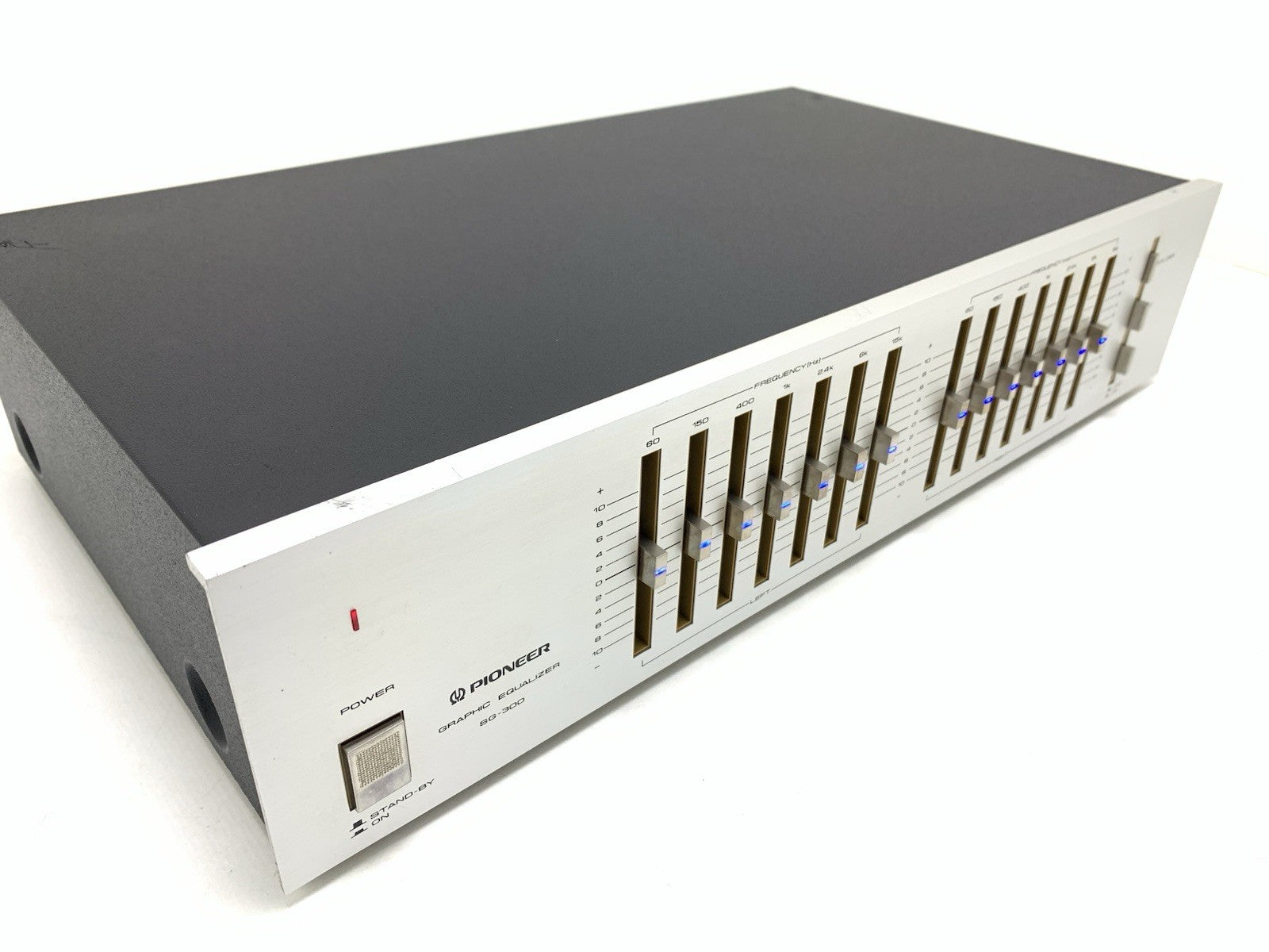 PIONEER SG 300 Graphic Equalizer BLUE LINE Vintage 1983 Hi End Working Good Look