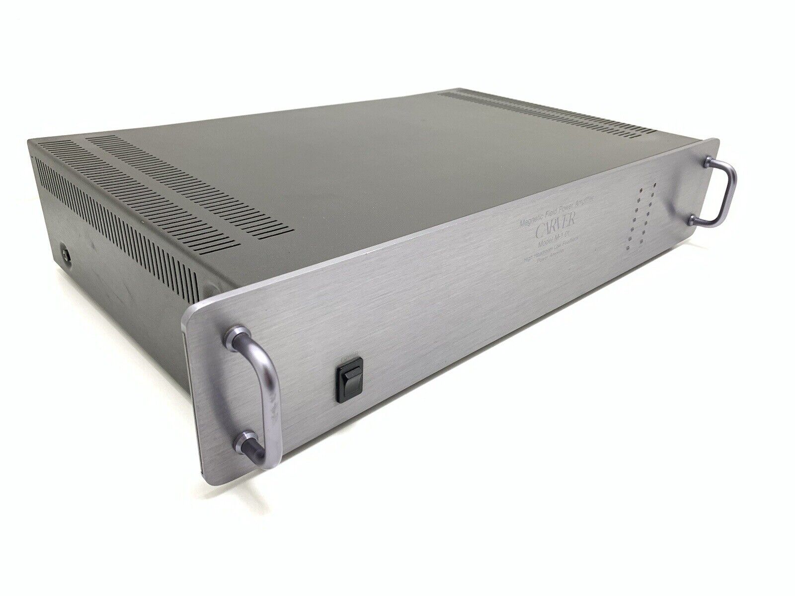 CARVER M 1.0T Stereo Power Amplifier 200+200Watts RMS Vintage 1986 WORK GoodLOOK