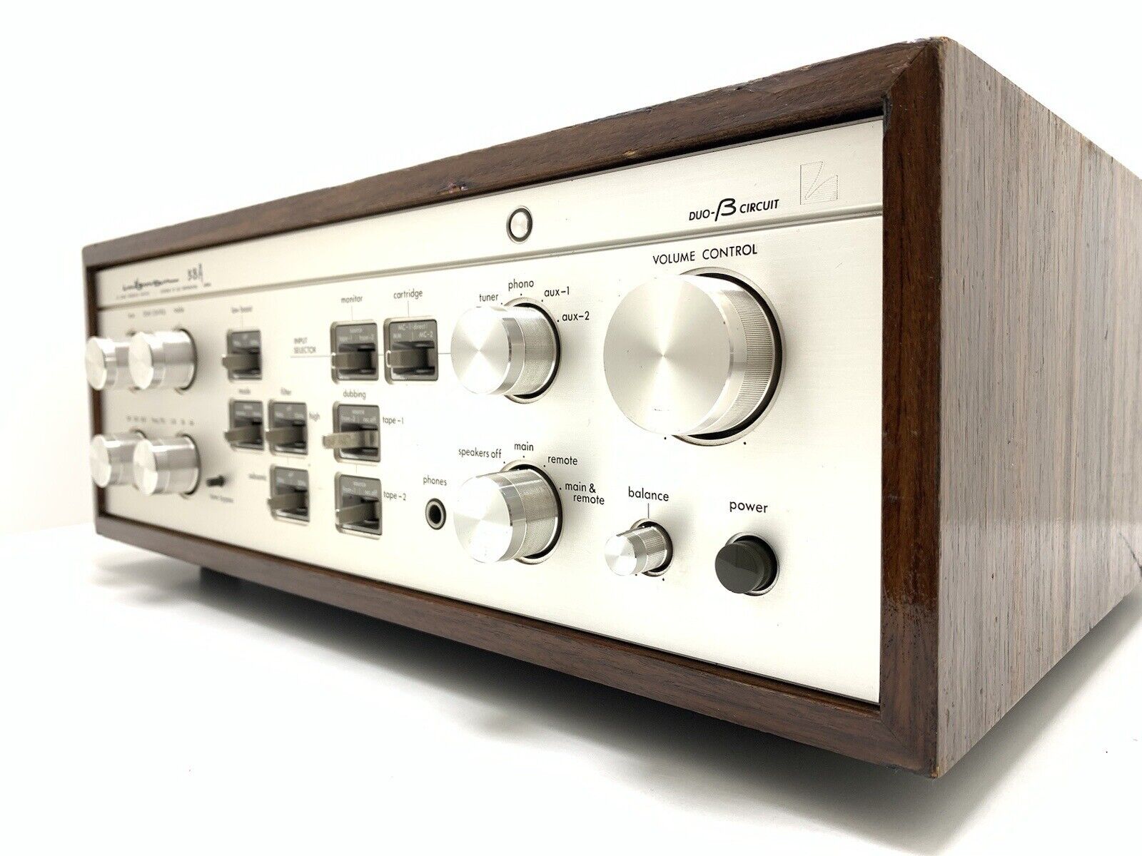 LUXMAN L 58A Stereo Integrated Amplifier 2X 100W RMS Vintage 1980 WORK Good Look