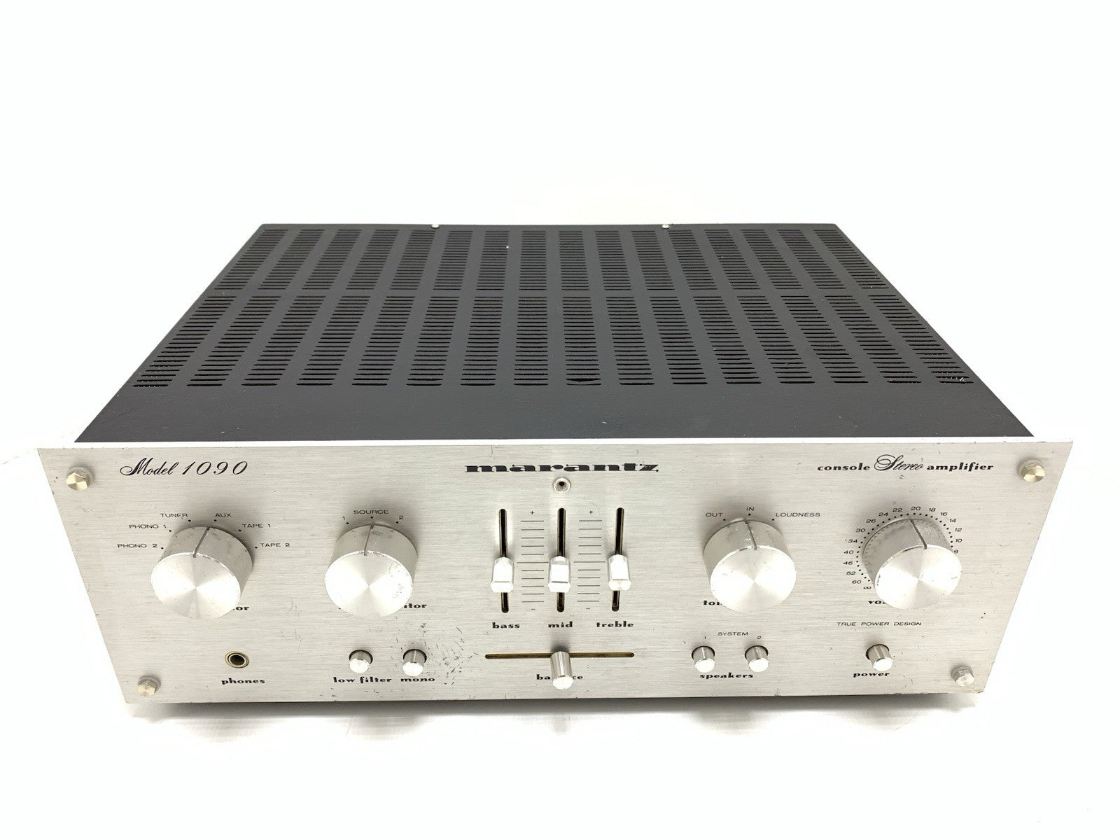MARANTZ 1090 Stereo Integrated Amplifier 45+44 W RMS Vintage 1977 WORK Good Look