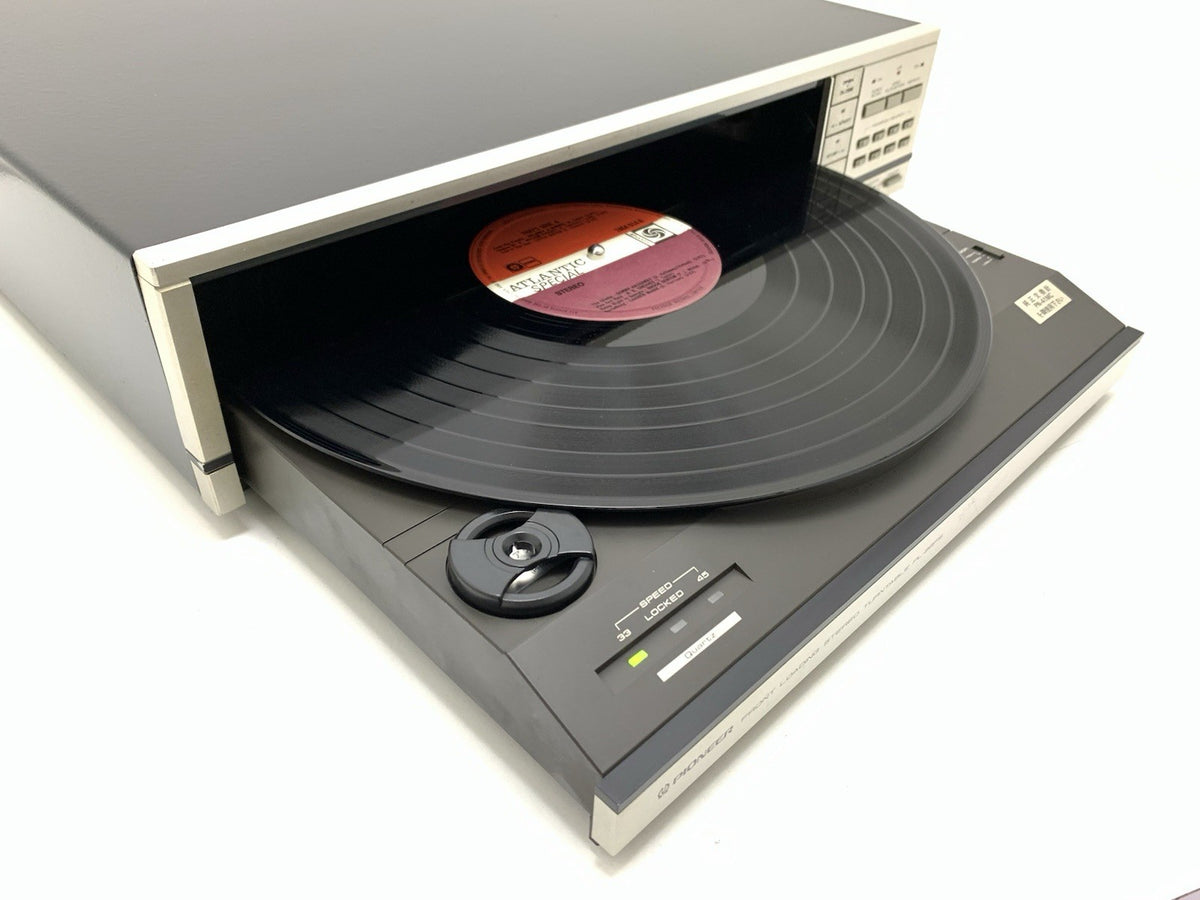 Pioneer PL-88FS Front Loading Direct Drive Turntable Serviced Vintage Good Look