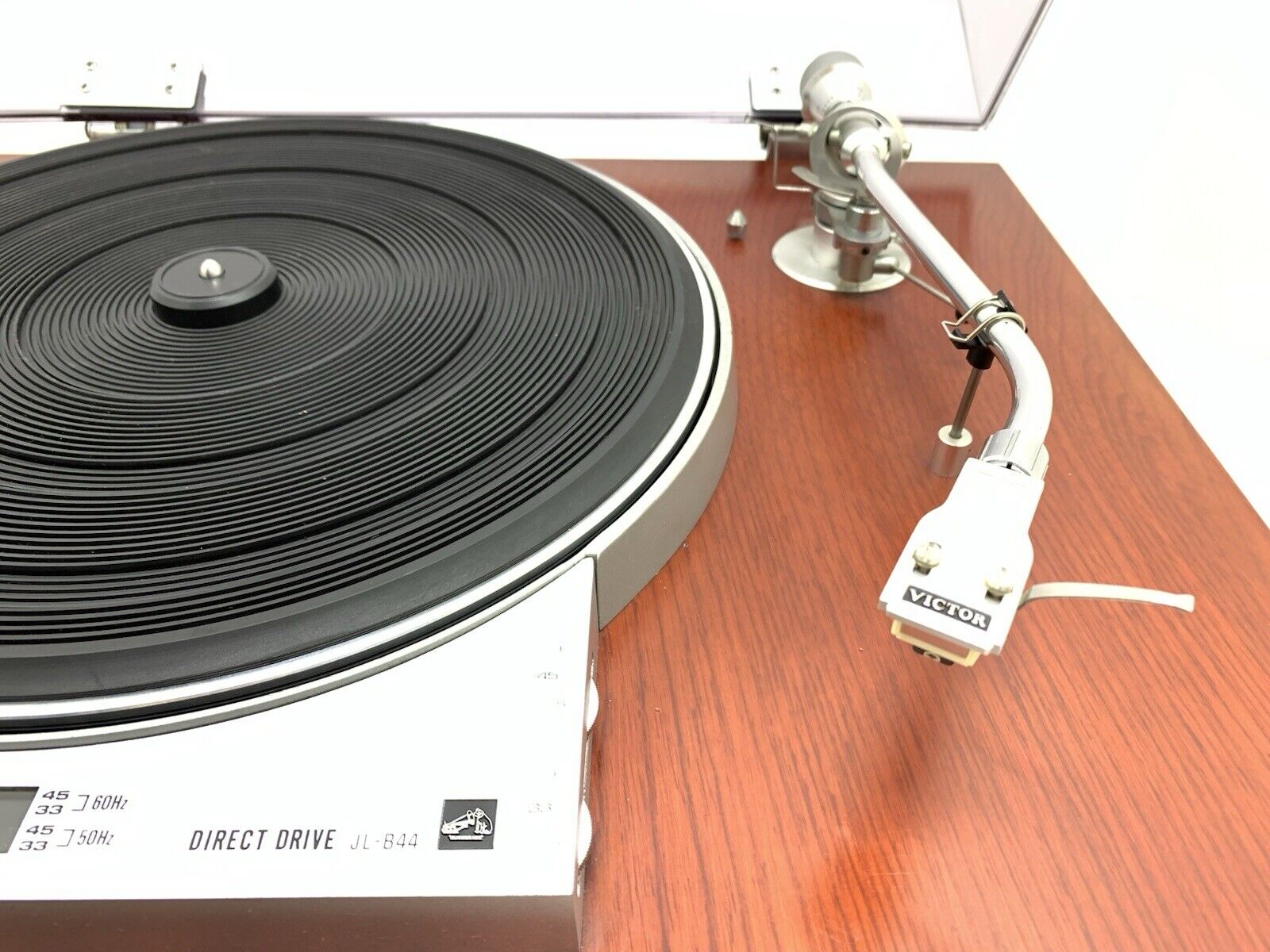 JVC VICTOR JL-B44 Turntable 2 Speed Direct Drive Vintage 1973 Work Good Look