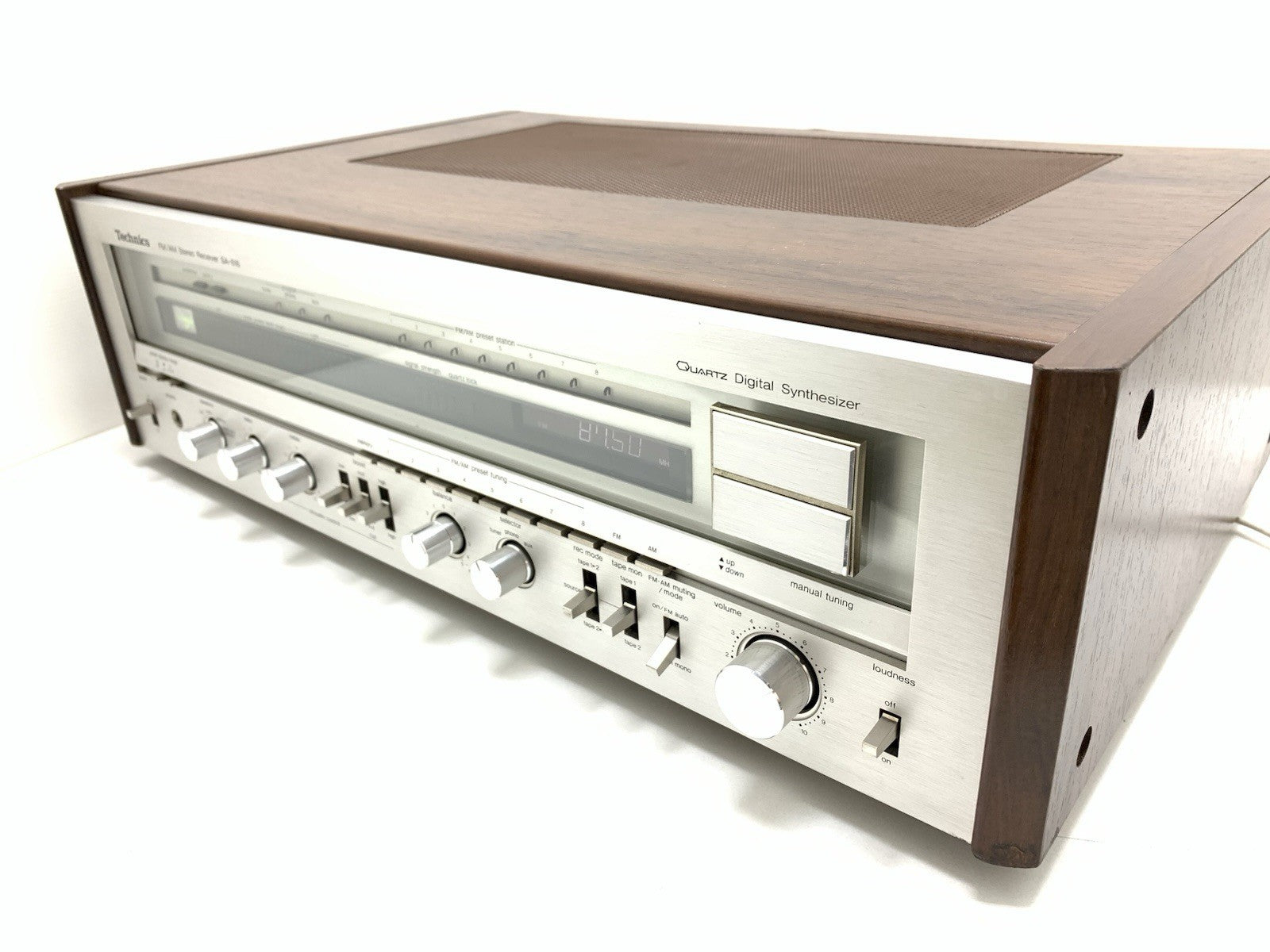 TECHNICS SA 616 AM/FM Stereo Receiver 2X80 Watts RMS Vintage 1980 WORK GOOD LOOK