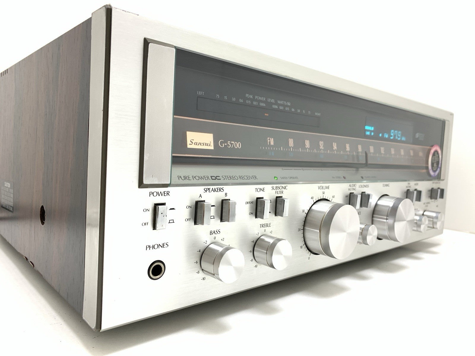 SANSUI G 5700 Stereo HiFi Receiver 75+75 Watts RMS Vintage 1978 WORK GOOD LOOK