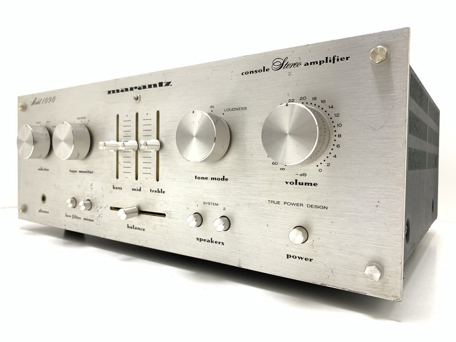 MARANTZ 1090 Stereo Integrated Amplifier 45+44 W RMS Vintage 1977 WORK Good Look