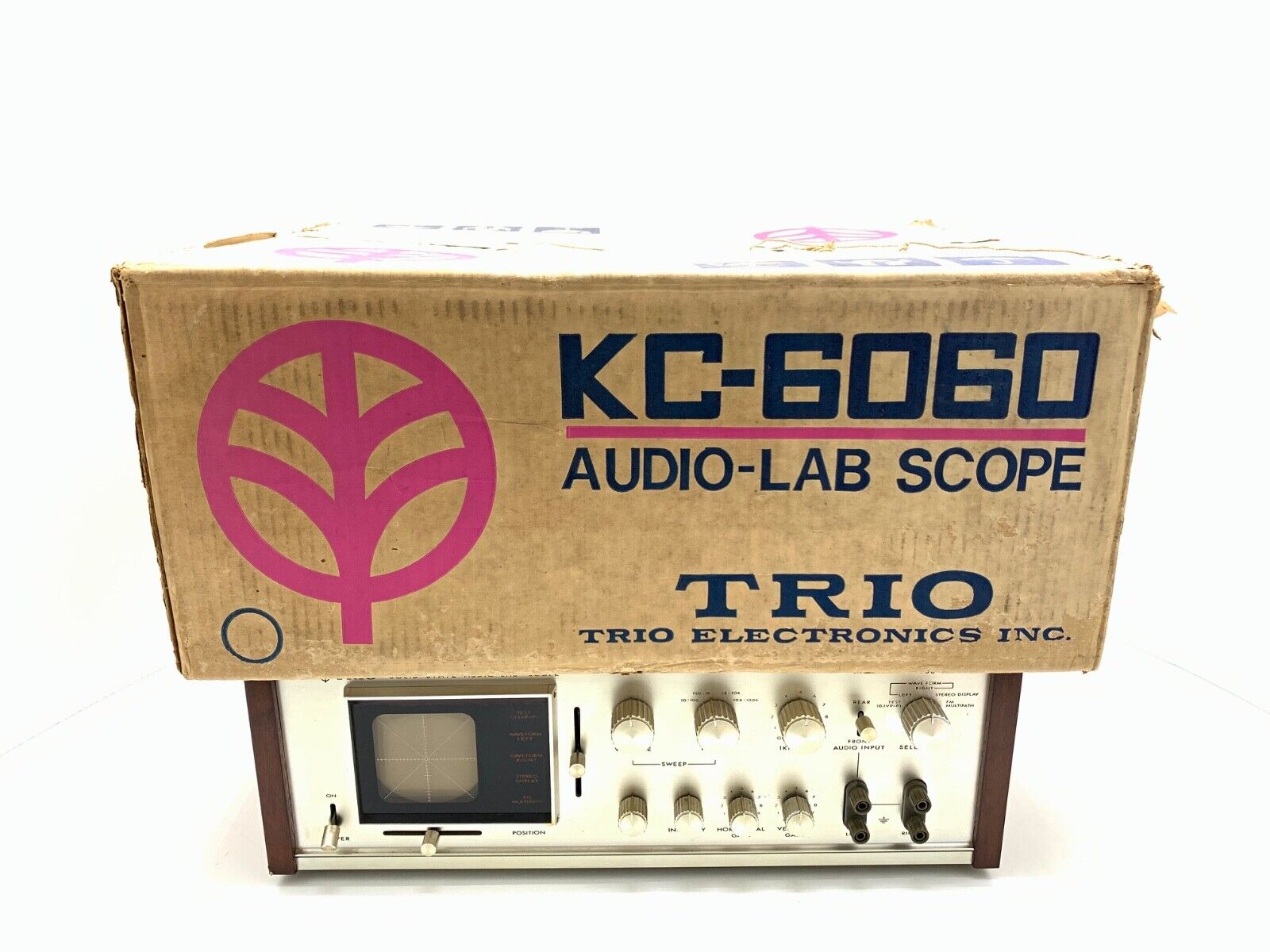 TRIO KENWOOD KC 6060 AudioLab Scope ORIGINAL BOX RARE Vintage 1970