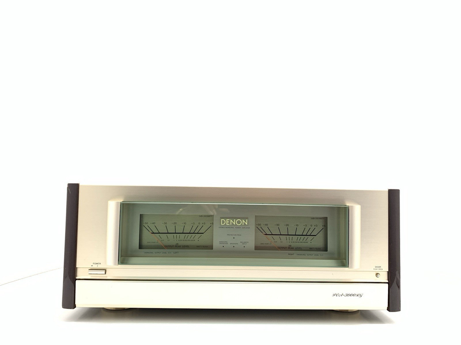 DENON POA 3000RG Stereo Power Amplifier 250+250 WRMS Vintage 1990 WORK Good Look