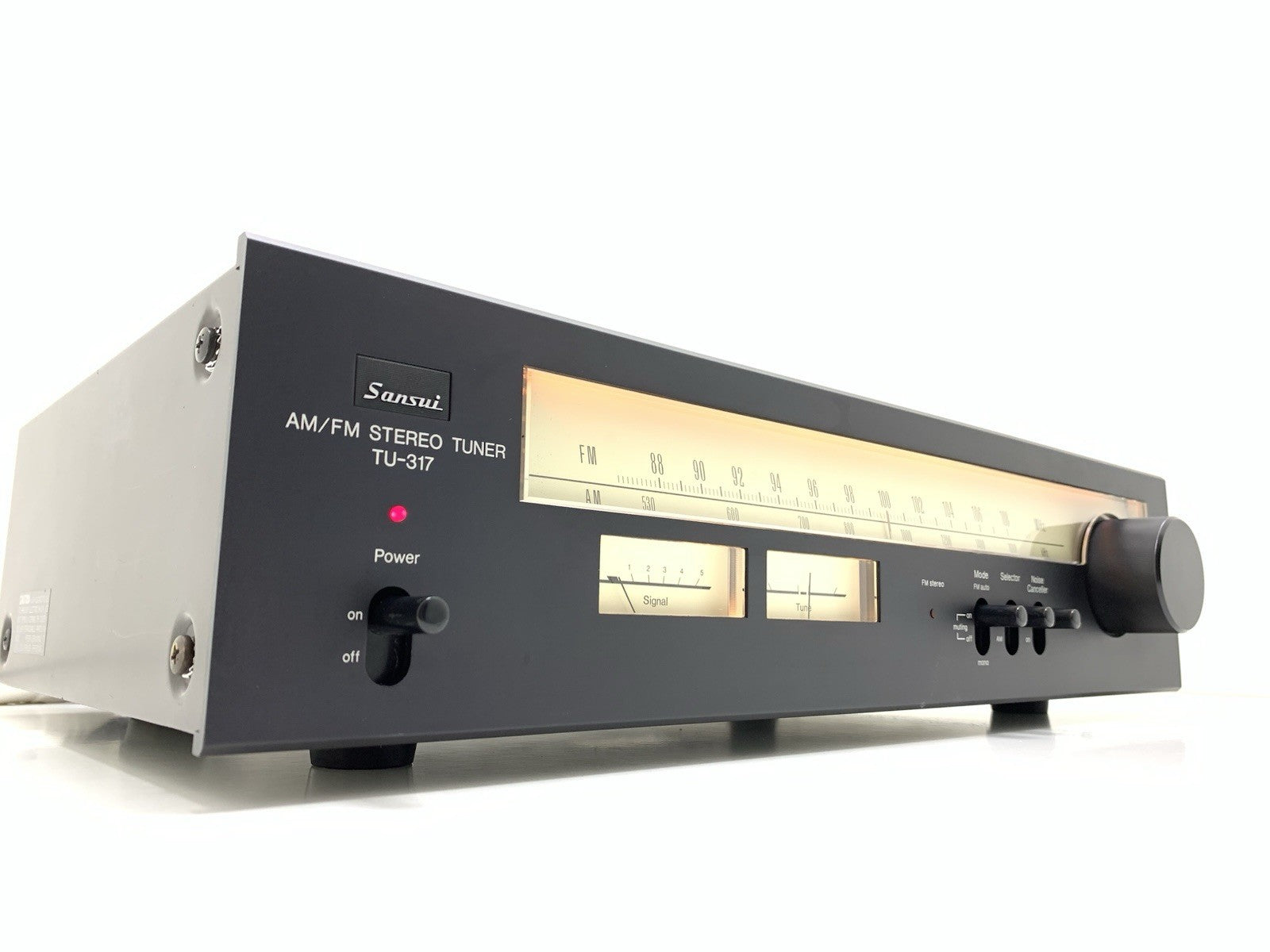 SANSUI TU 317 AM/FM Stereo Tuner Vintage 1978 High End Working 100