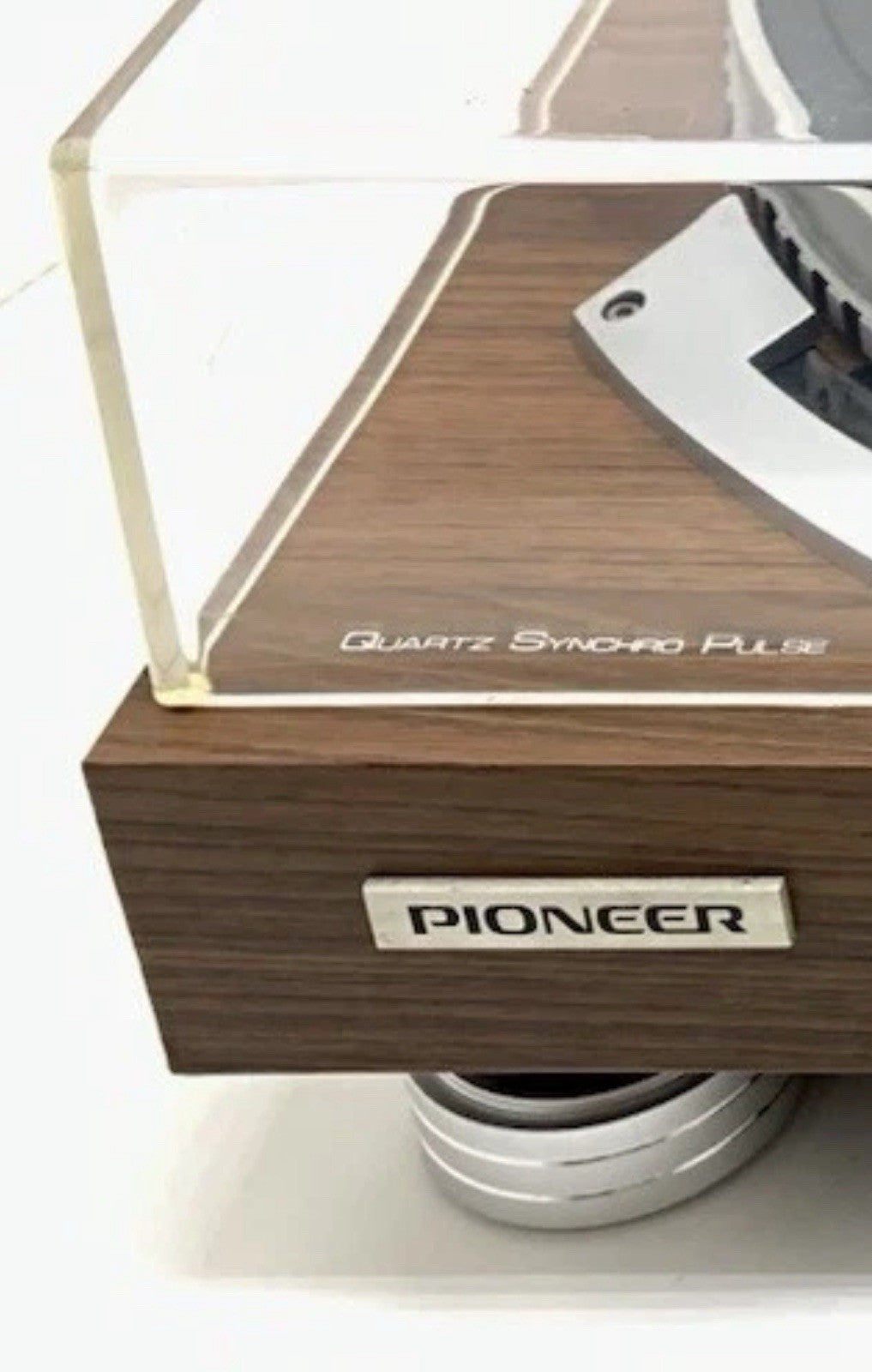 PIONEER XL 1550 Turntable Direct Drive Manual Quartz Vintage 1976 WORK Good Look