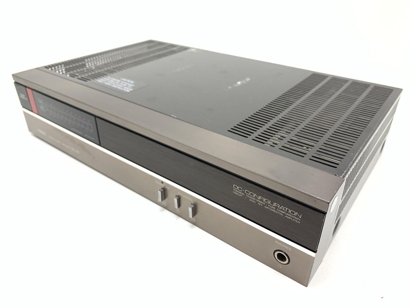 AIWA BX-110 Stereo Power Amplifier Vintage 120 Watts RMS Vintage 1984 GOOD LOOK