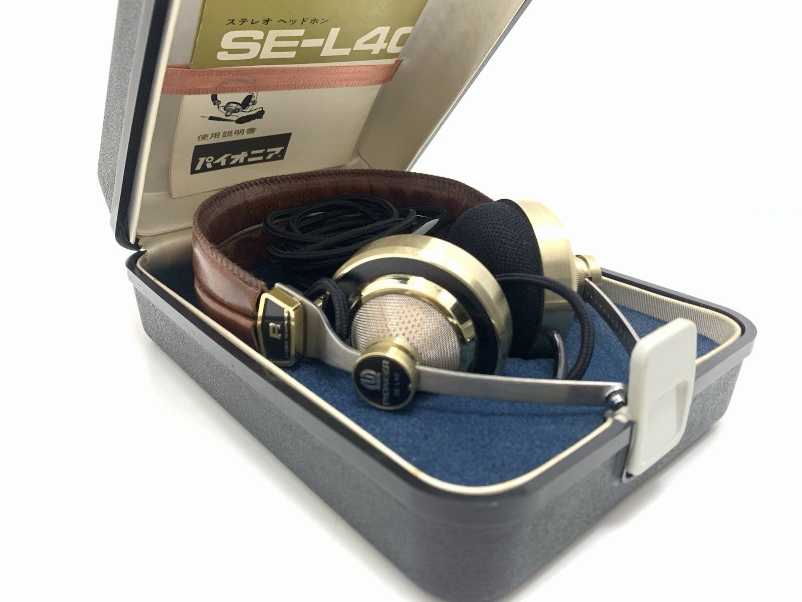 PIONEER SE-L40 Rare Headphones Original Box Vintage 1972 Good Look Work Perfect