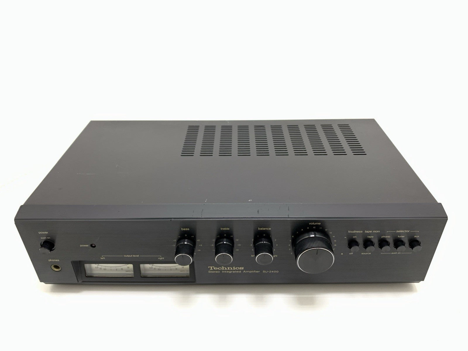 TECHNICS SU 2400 Stereo Integrated Amplifier 22+22 W RMS Vintage 1977 GOOD LOOK