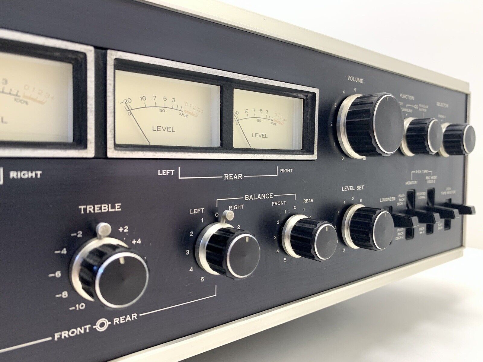SANSUI QA-7000 Four 4 Channel Amplifier 80 Watts RMS Vintage 1973 WORK Good Look