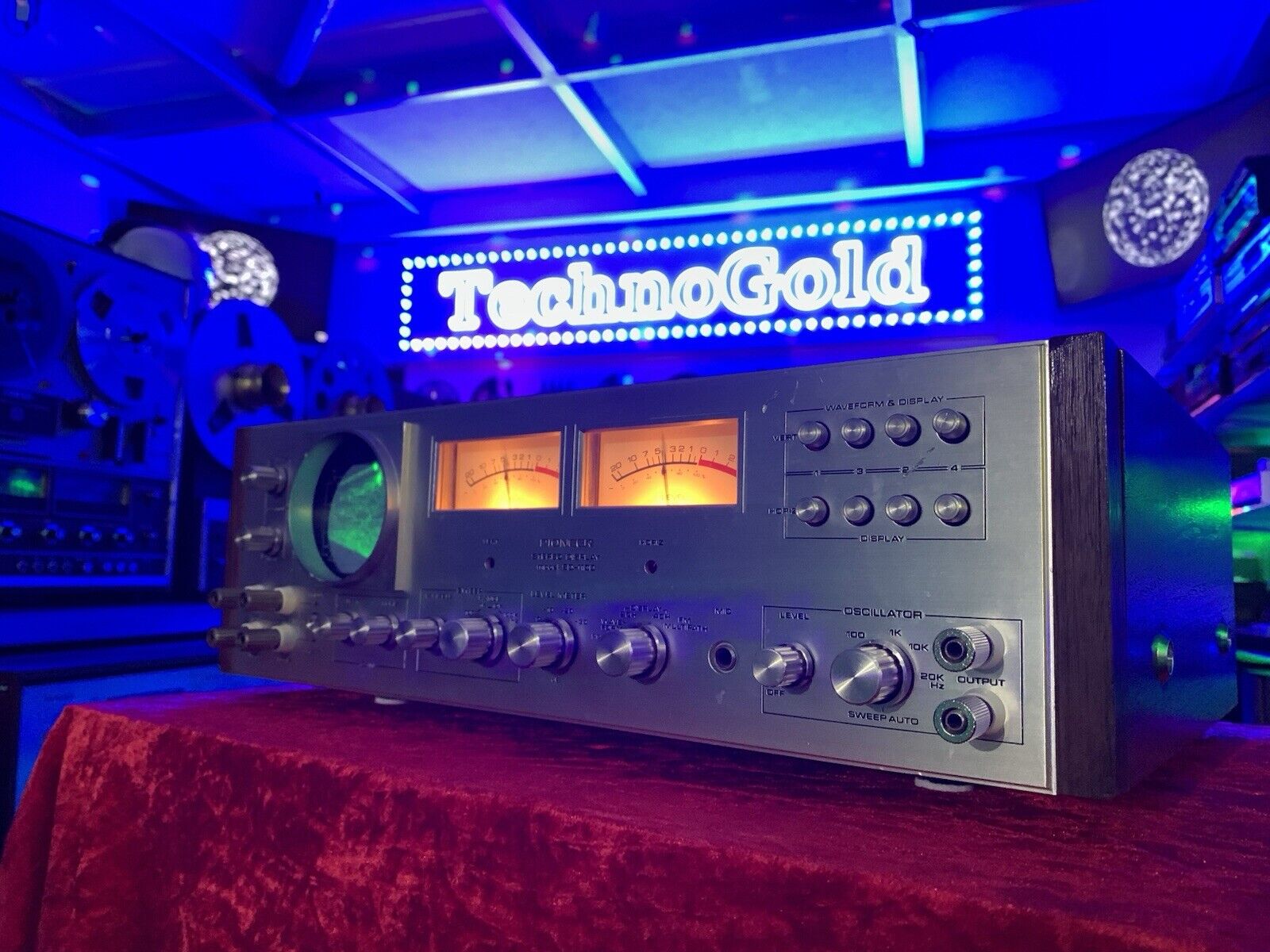 PIONEER SD-1100 Stereo Display Audio Scope VERY RARE Vintage 1972 WORK Good Look
