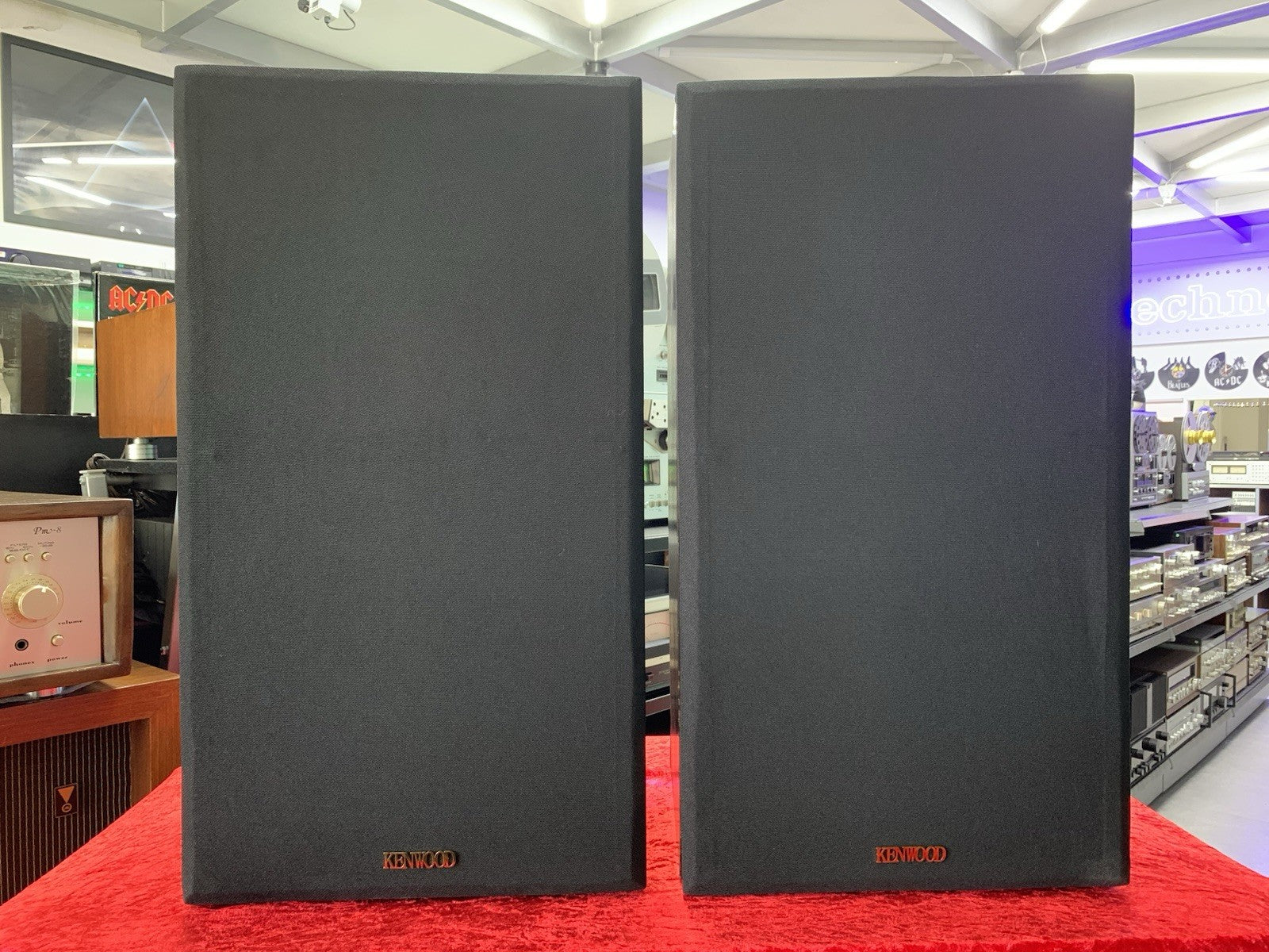 TRIO KENWOOD LSK 500 Speakers 3 Way 130 Watts RMS Vintage 1984 WORK Good Look
