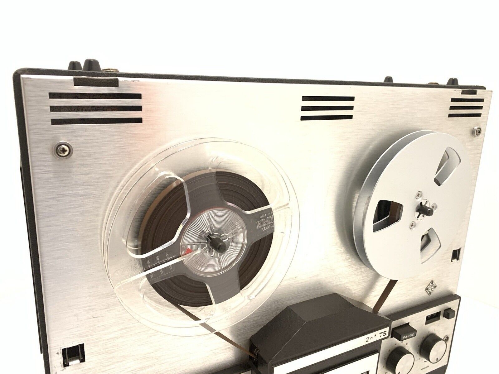 TELEFUNKEN M 201TS Tape Reel to Reel 4 Track 7" Vintage 1967 WORK Good Look