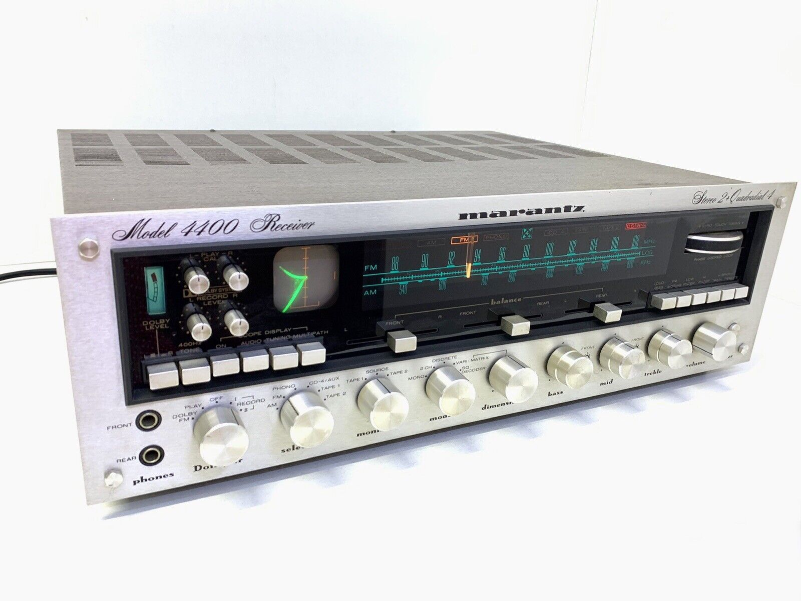 MARANTZ 4400 Stereo Quadradial Receiver 250Watts RMS Vintage 1976 RARE Good Look