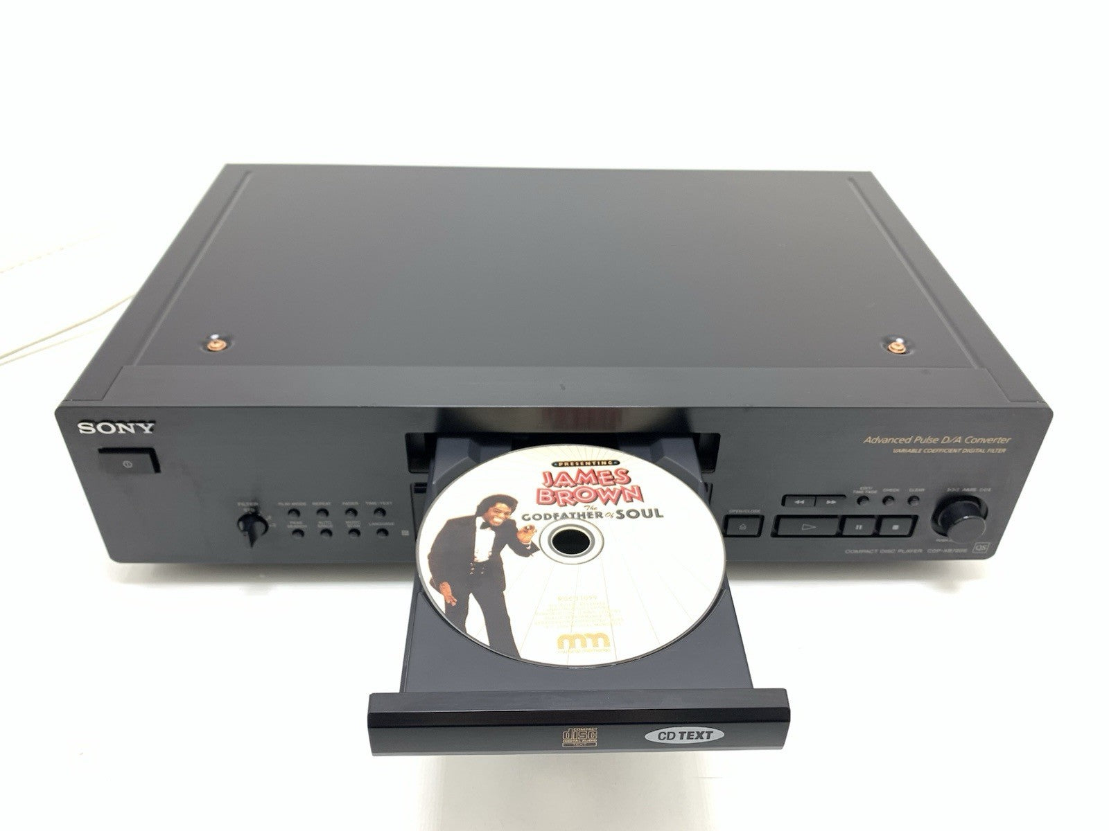 SONY CDP XB720E QS Audiophile Compact Disc CD Player Vintage 1990 WORK Good Look