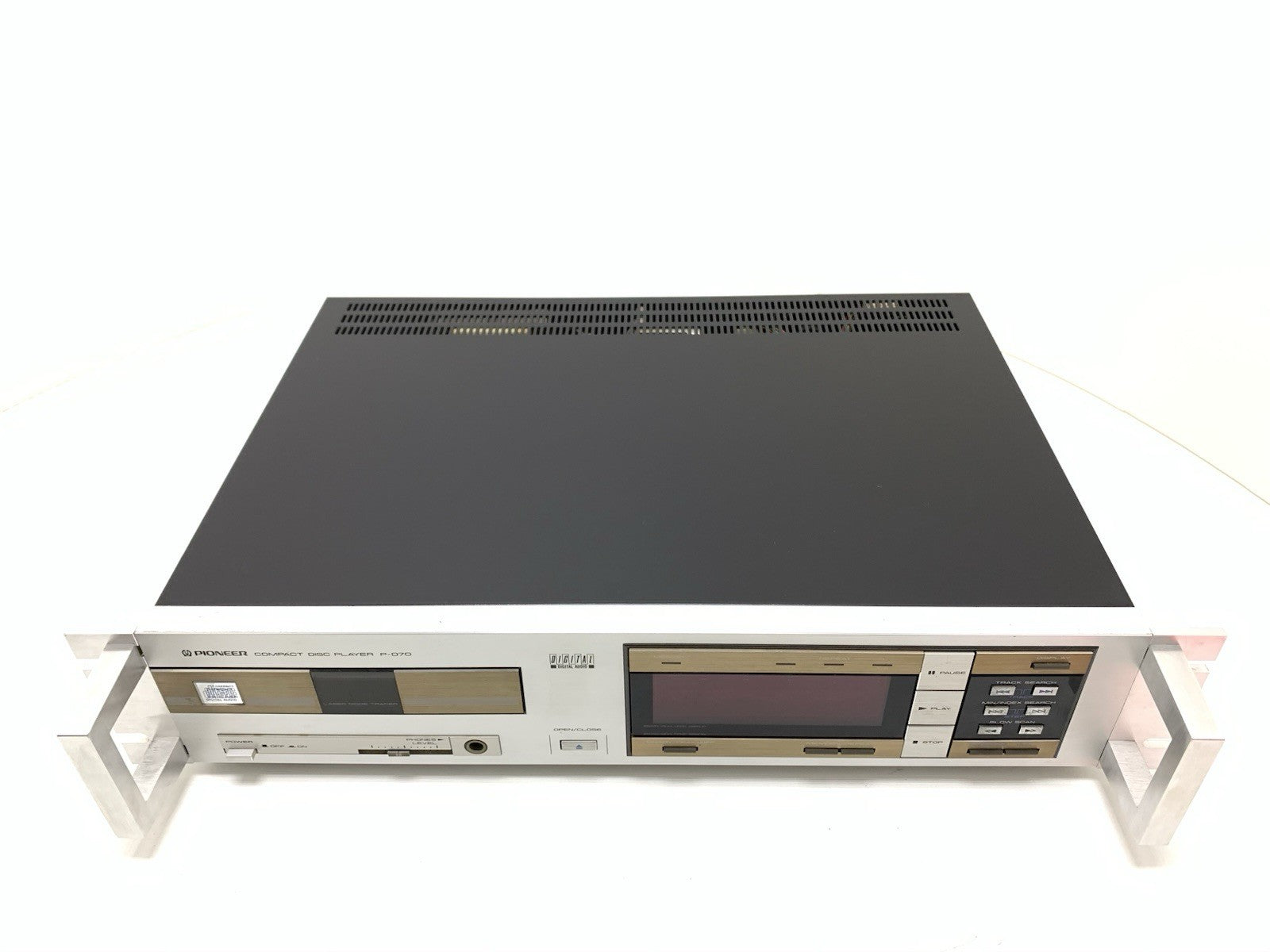 PIONEER P D70 Compact Disc CD Player Exclusive Handles RACK 19" WORK Good Look