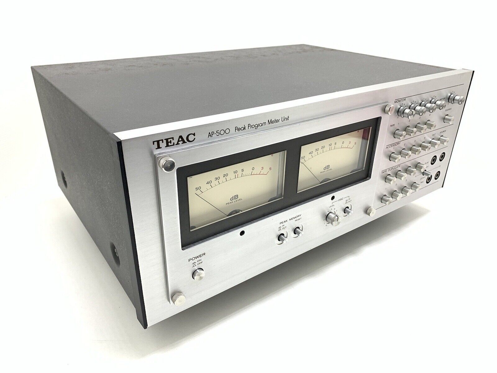 TEAC AP-500 Very RARE Peak Program Meter Unit Vintage 1977 Manual WORK Like New