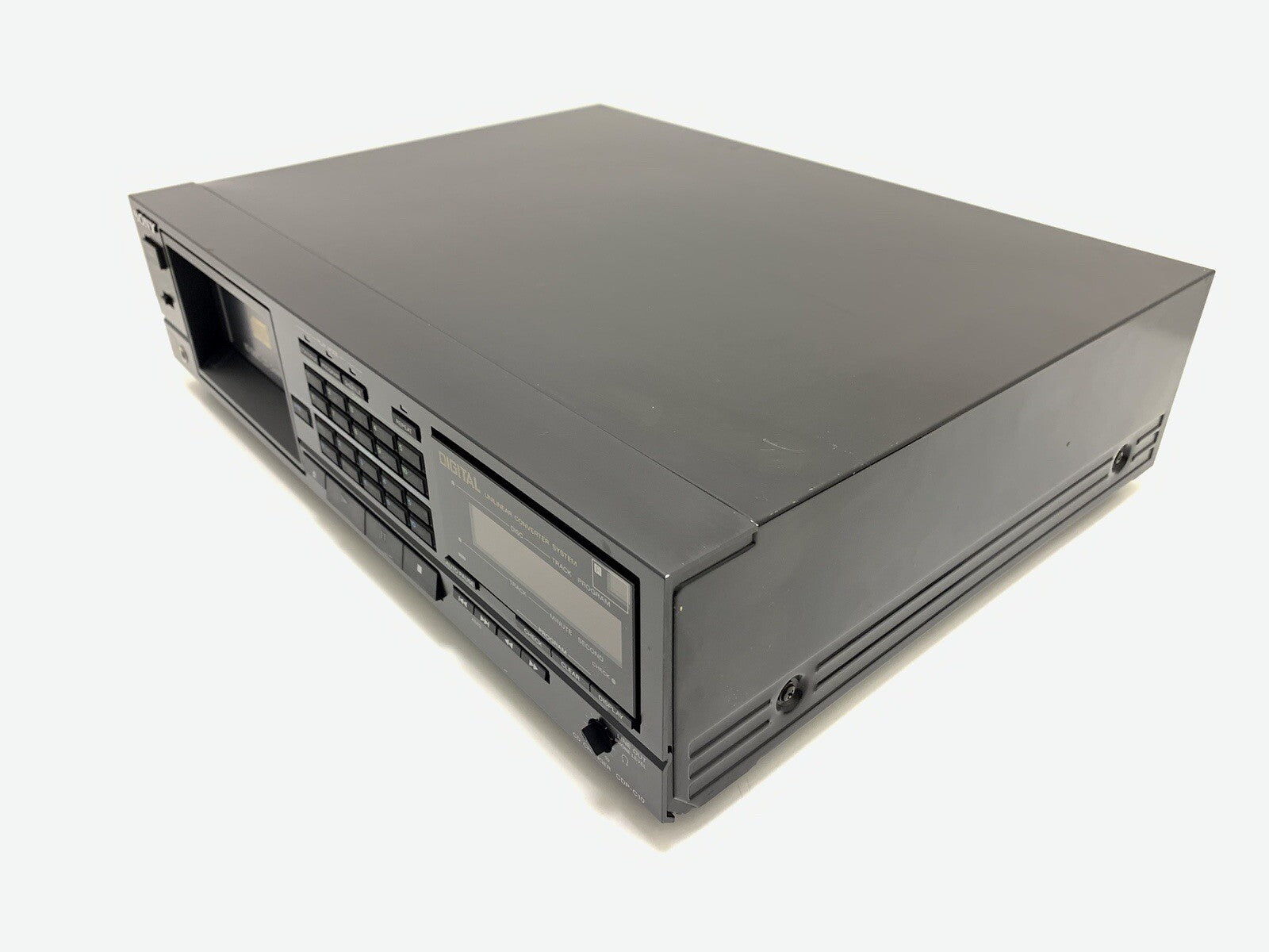 SONY CDP C10 Changeur De CD Compact 10 CD + Télécommande Vintage 1986 État Bon