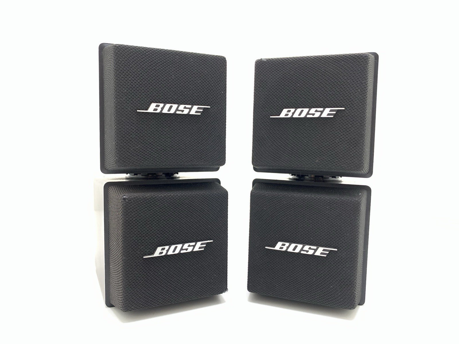 RARE BOSE 501X Direct Reflecting Double Cube Speakers Pair Vintage WORK GoodLOOK