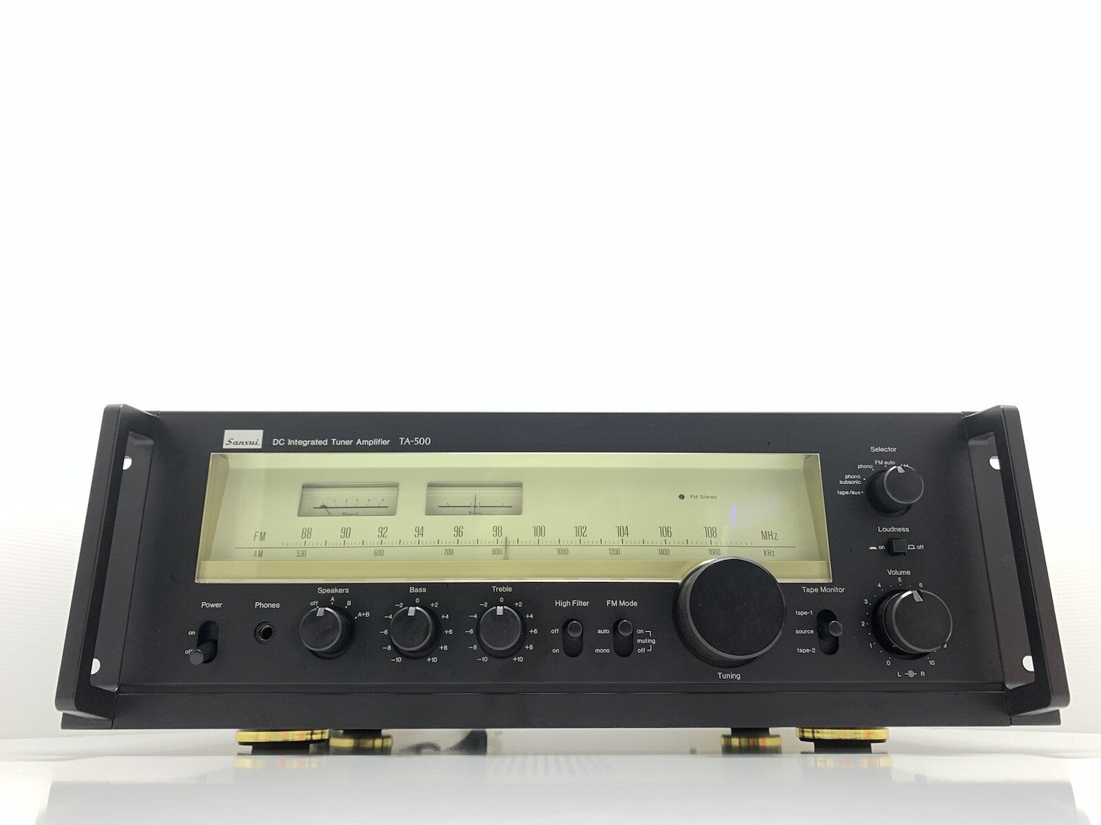 Sansui TA-500 Dc Integrated Stereo Receiver 100 Wrms Vintage 1979 Work Good Look