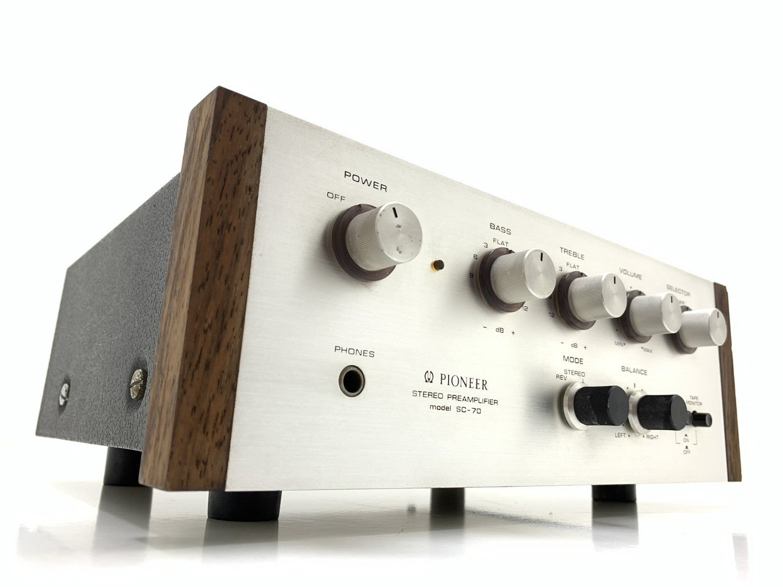 PIONEER Model SC 70 / SC-700 Stereo Pre Amplifier Vintage 1969 WORKING Good Look
