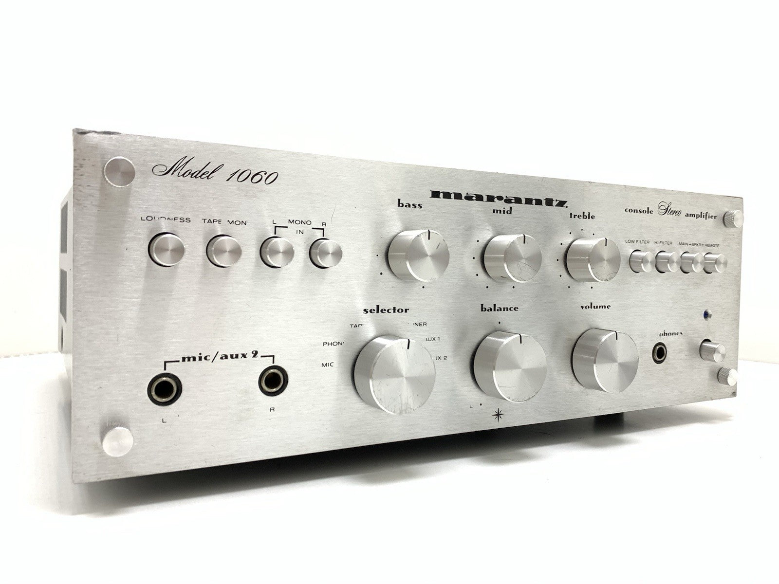 MARANTZ 1060 Stereo Integrated Amplifier 30+30 W RMS Vintage 1971 WORK Good Look