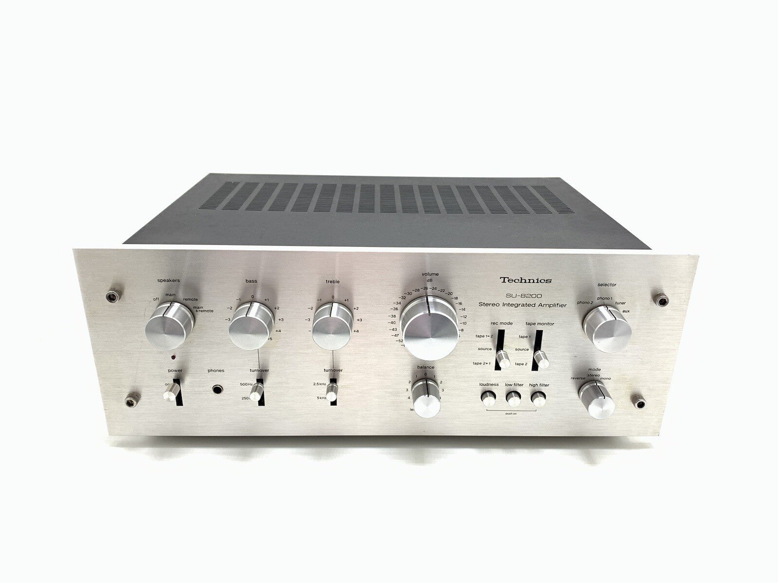 TECHNICS Ihr 8200 Stereo Verstärker Work 65+65 Watts RMS Vintage 1975 Good Look