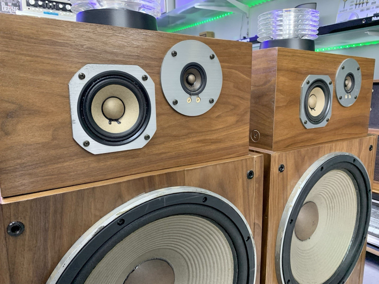 PIONEER HPM 1500 High End SPEAKERS 4 Way 125 Watts RMS Vintage  WORK GOOD LOOK