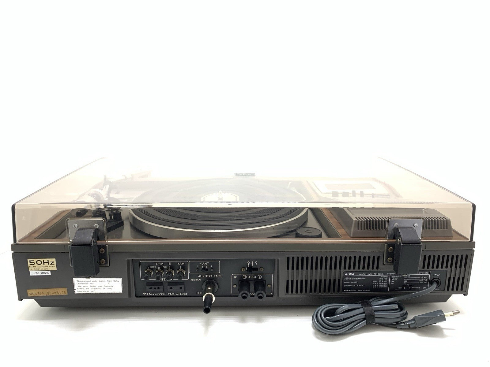 AIWA AF-5050 Turntable Cassette Radio Music Centre Japan Vintage 1977 Hi-Fi Good