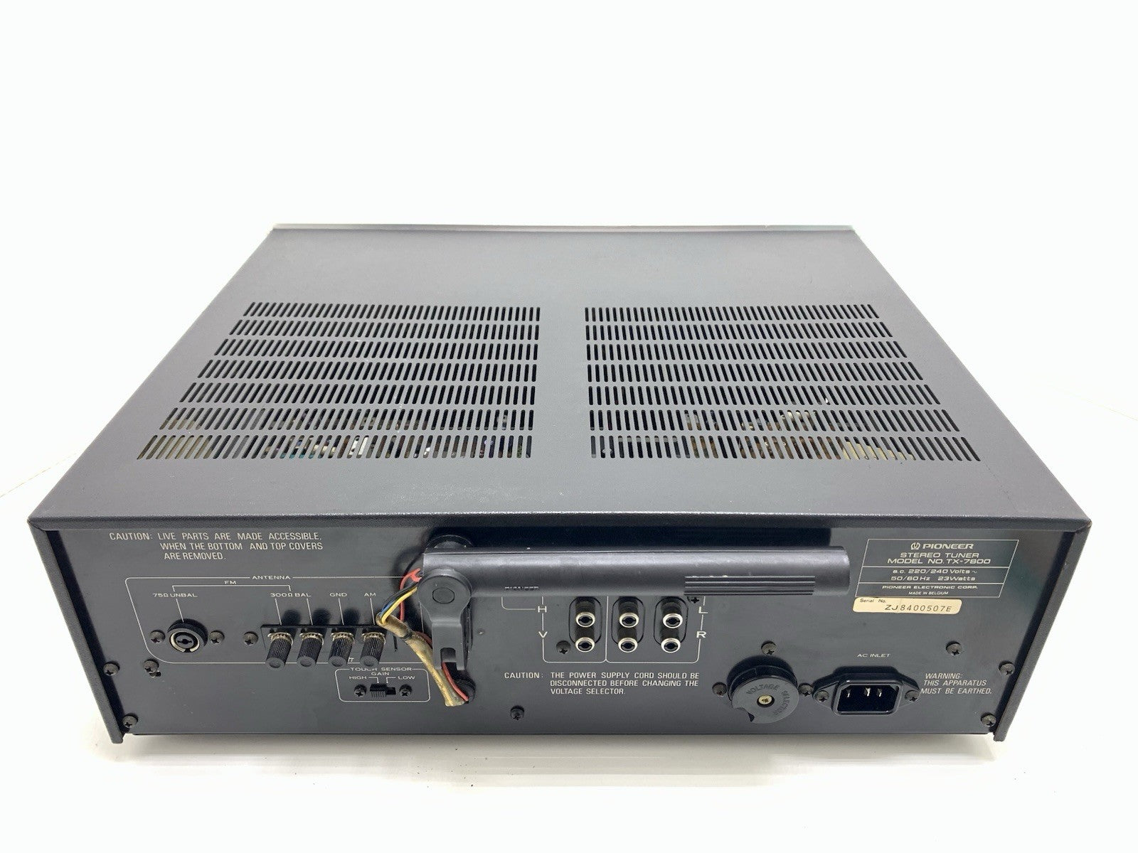 PIONEER TX 7800 AM/FM Stereo Analogue Tuner BlueLine Vintage 1979 WORK Good Look