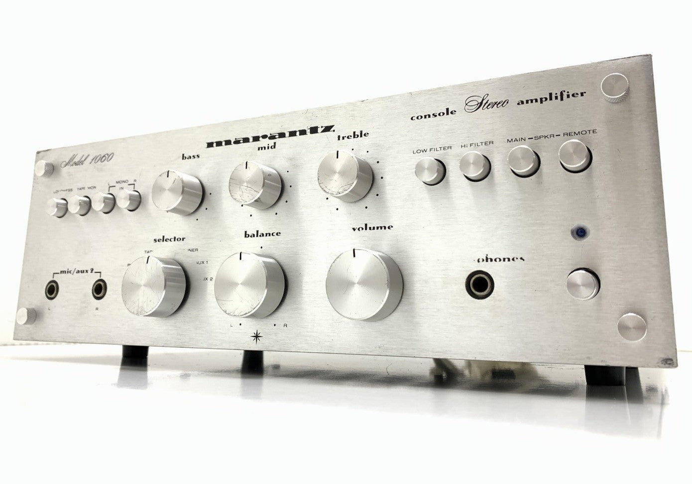 MARANTZ 1060 Stereo Integrated Amplifier 30+30 W RMS Vintage 1971 WORK Good Look