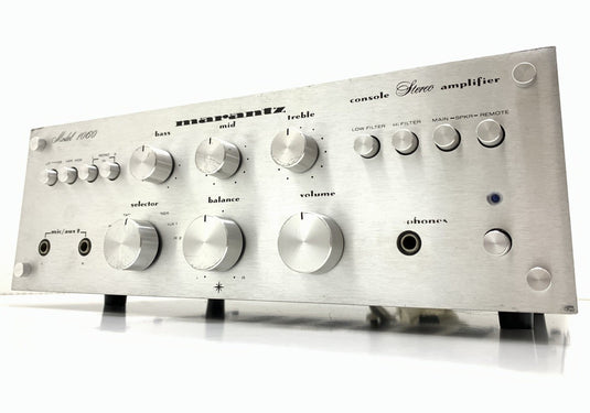 MARANTZ 1060 Stereo Integrated Amplifier 30+30 W RMS Vintage 1971 WORK Good Look