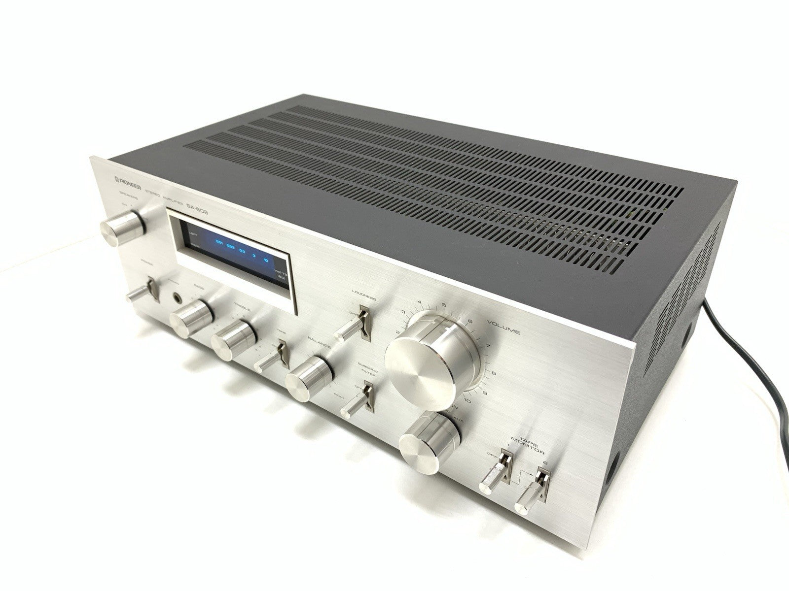 PIONEER SA 608 Stereo Amplifier 2X 45Watts RMS Vintage 1979 Hi Fi WORK GOOD LOOK