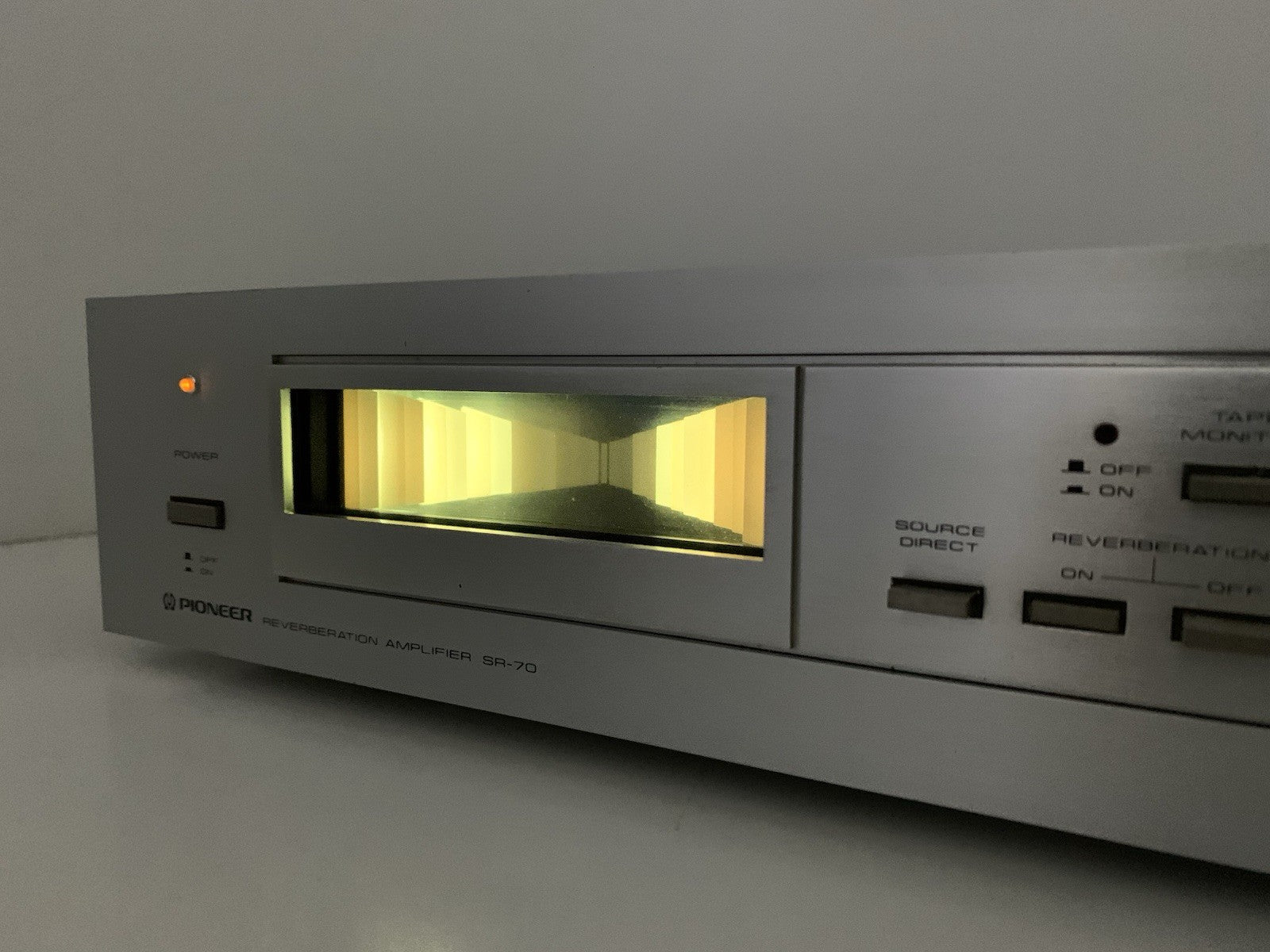 PIONEER Stereo REVERBERATION AMPLIFIER SR-70 Vintage 1980 Work PERFECT Good Look