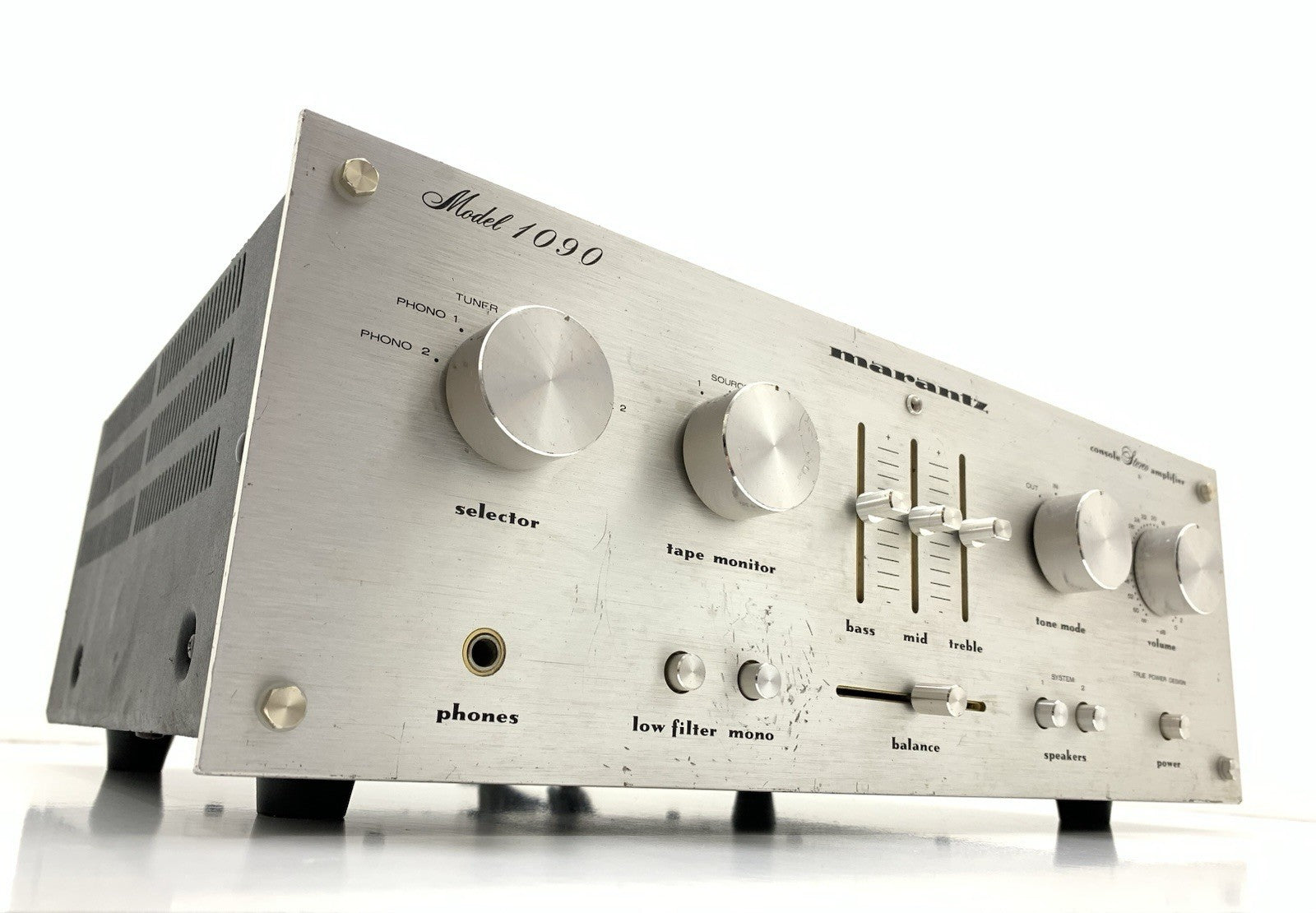 MARANTZ 1090 Stereo Integrated Amplifier 45+44 W RMS Vintage 1977 WORK Good Look