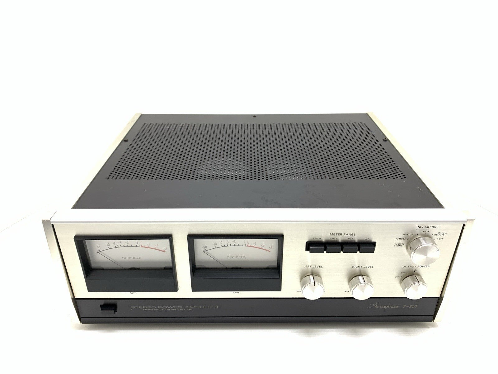 ACCUPHASE P 300 Stereo Power Amplifier 150+150 WRMS Vintage 1975 WORK Good Look