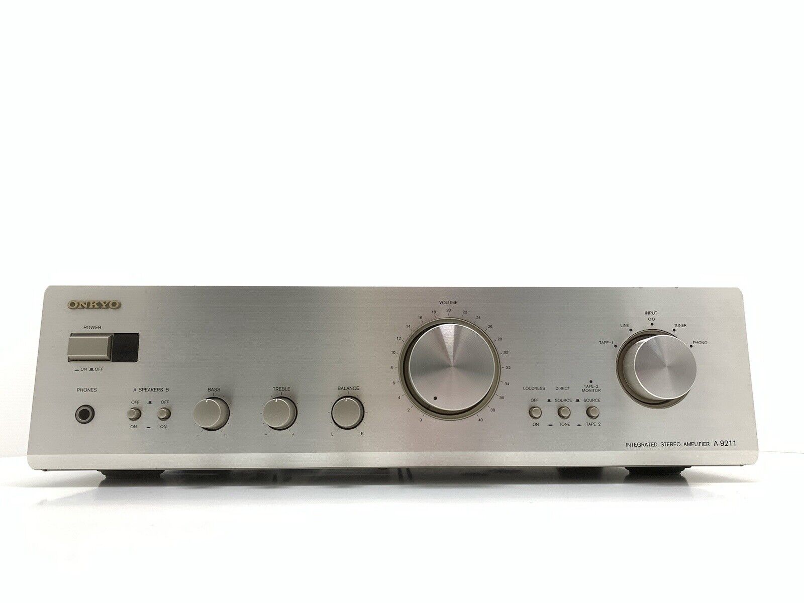 ONKYO A-9211 Integrated Stereo Amplifier 80 W RMS Vintage 1997 Hi Fi Good Look