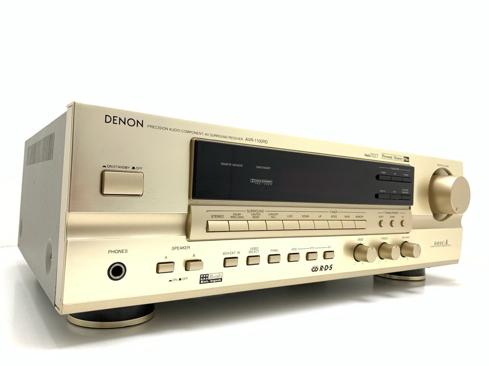 DENON AVR 1100 RD Digital 5.1 AV Surround Receiver 5 X 55 Watts RMS Vintage WORK