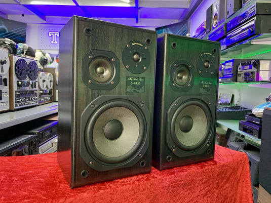 PIONEER S X430 Original 3 Way SPEAKERS 170 Watts RMS Vintage 1987 WORK GOOD LOOK