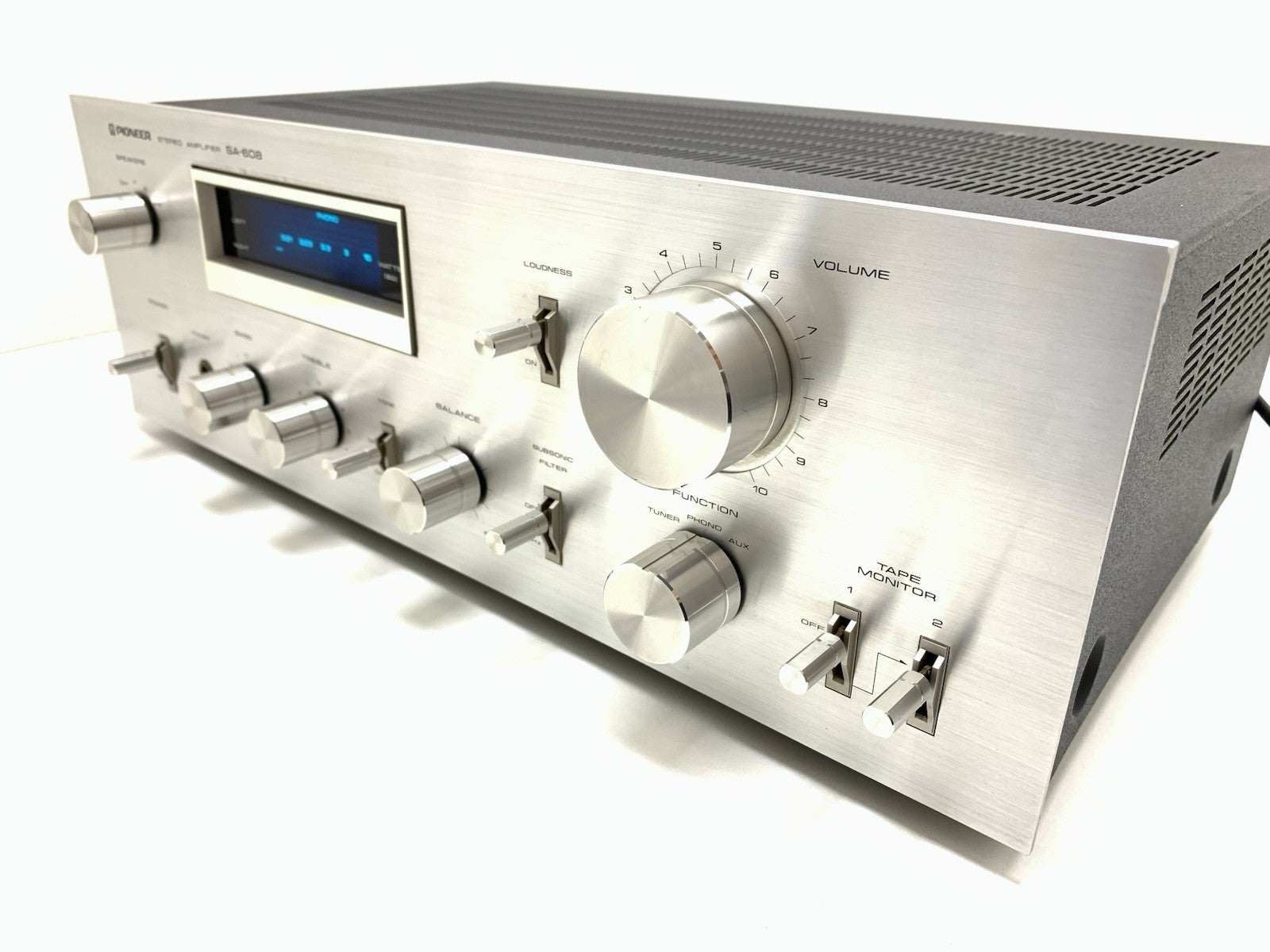 PIONEER SA 608 Stereo Amplifier 2X 45Watts RMS Vintage 1979 Hi Fi WORK GOOD LOOK