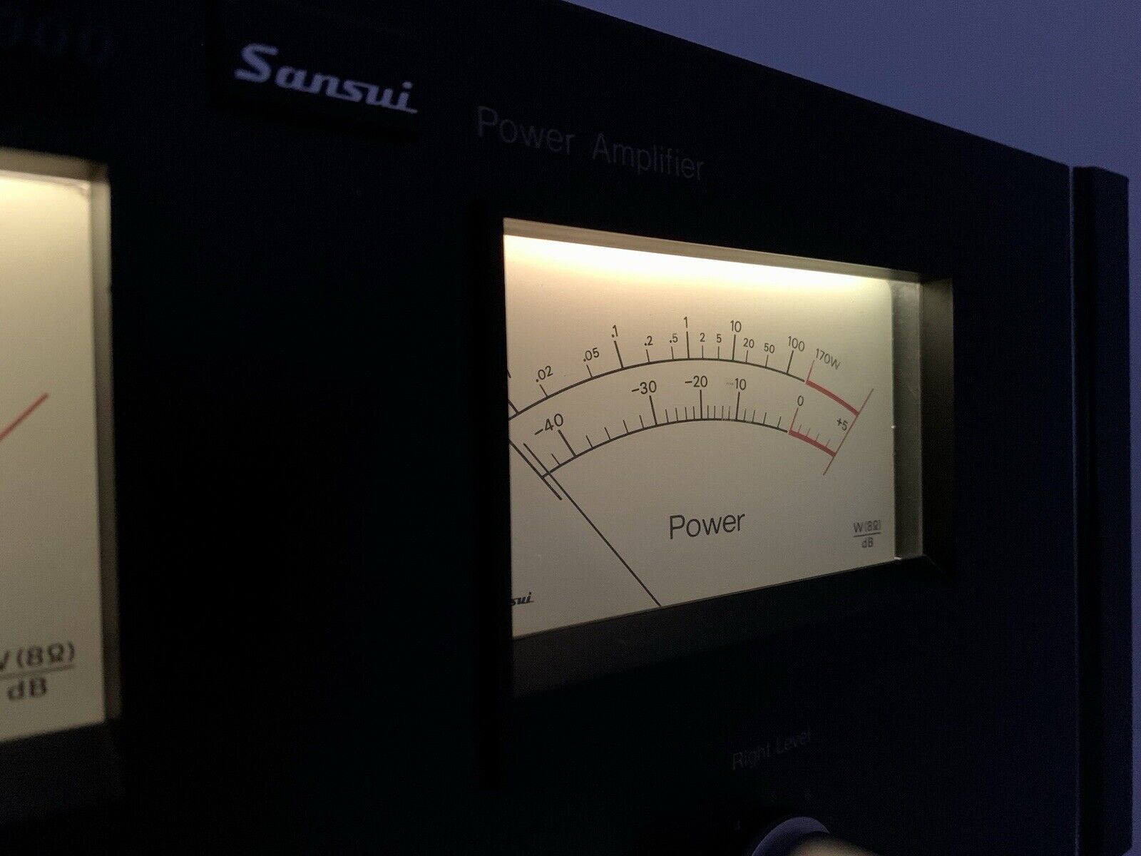 SANSUI BA-3000 Stereo Power Amplifier 170+ 170 W RMS Vintage 1975 WORK Good Look