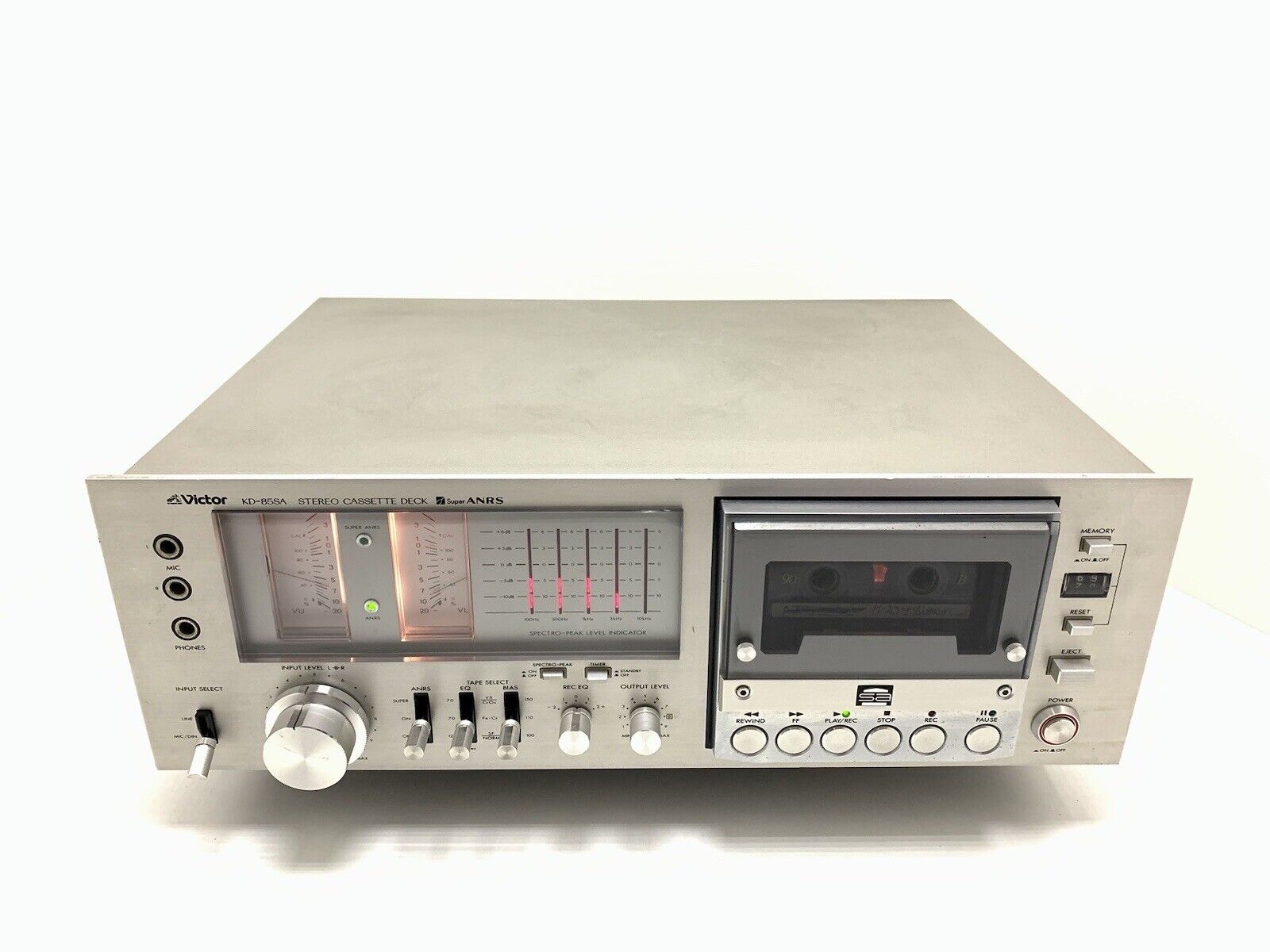 JVC VICTOR KD-85 SA Hi End Stereo Cassette TAPE Deck Vintage 1978 WORK Good Look