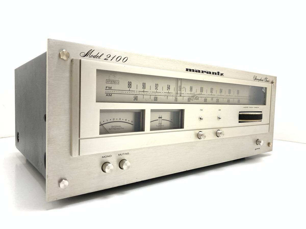 MARANTZ Model 2100 AM/FM Stereo Analog Gyro-Touch Tuner Vintage WORK Good Look